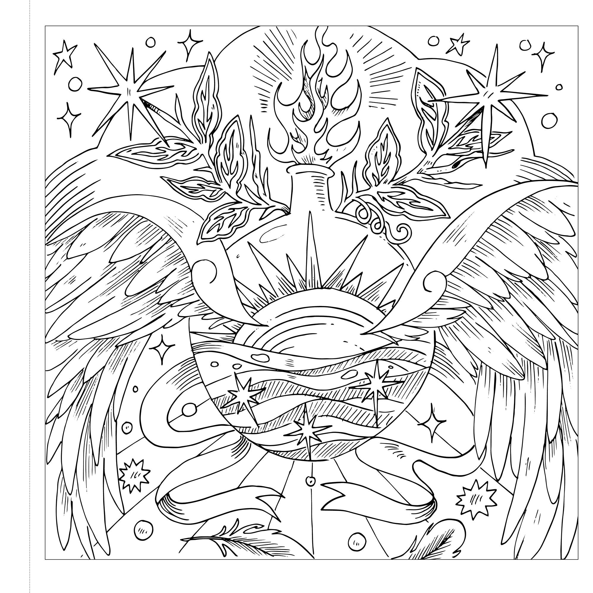 Starcana: Cosmic Alchemy: A Coloring Book of Celestial Magic