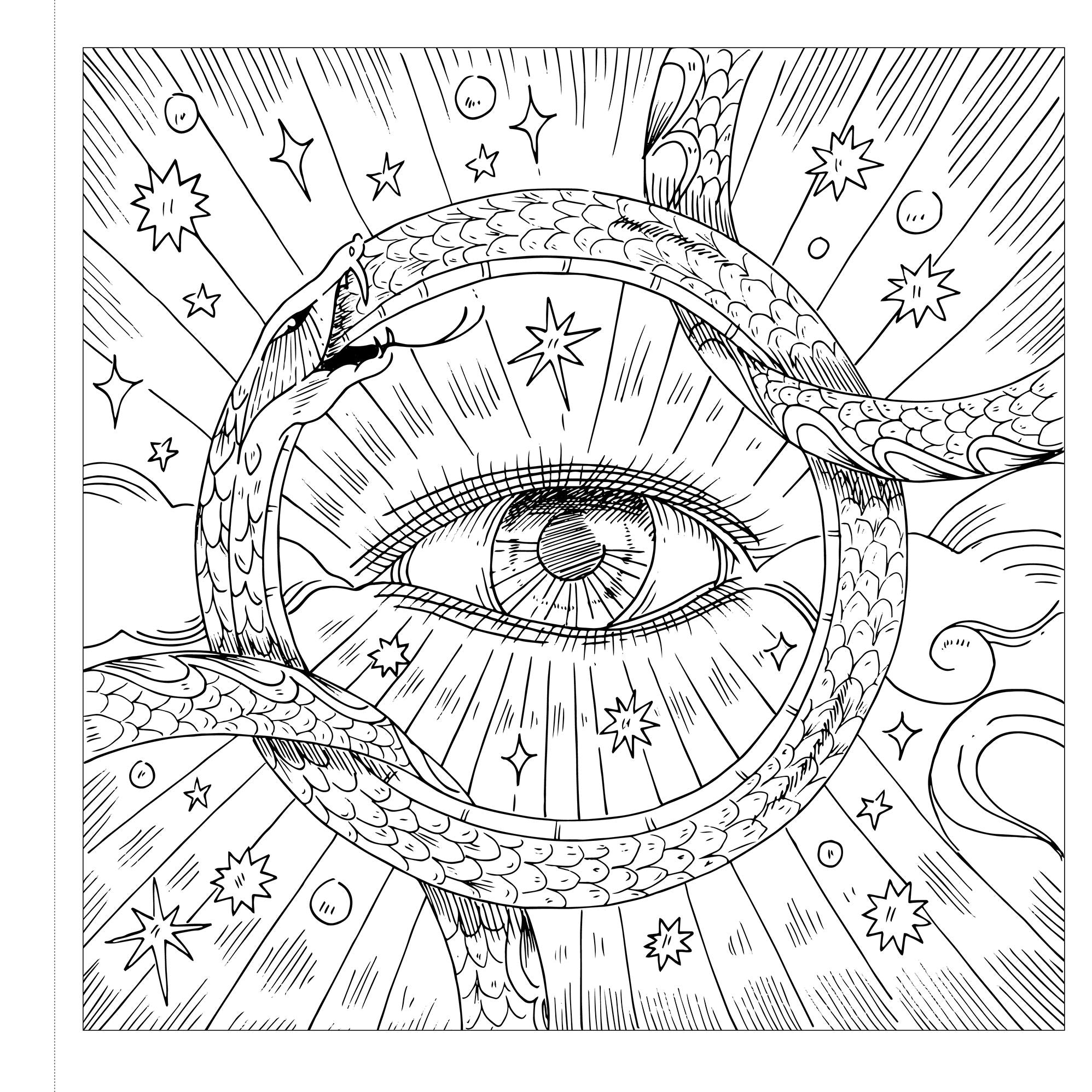 Starcana: Cosmic Alchemy: A Coloring Book of Celestial Magic