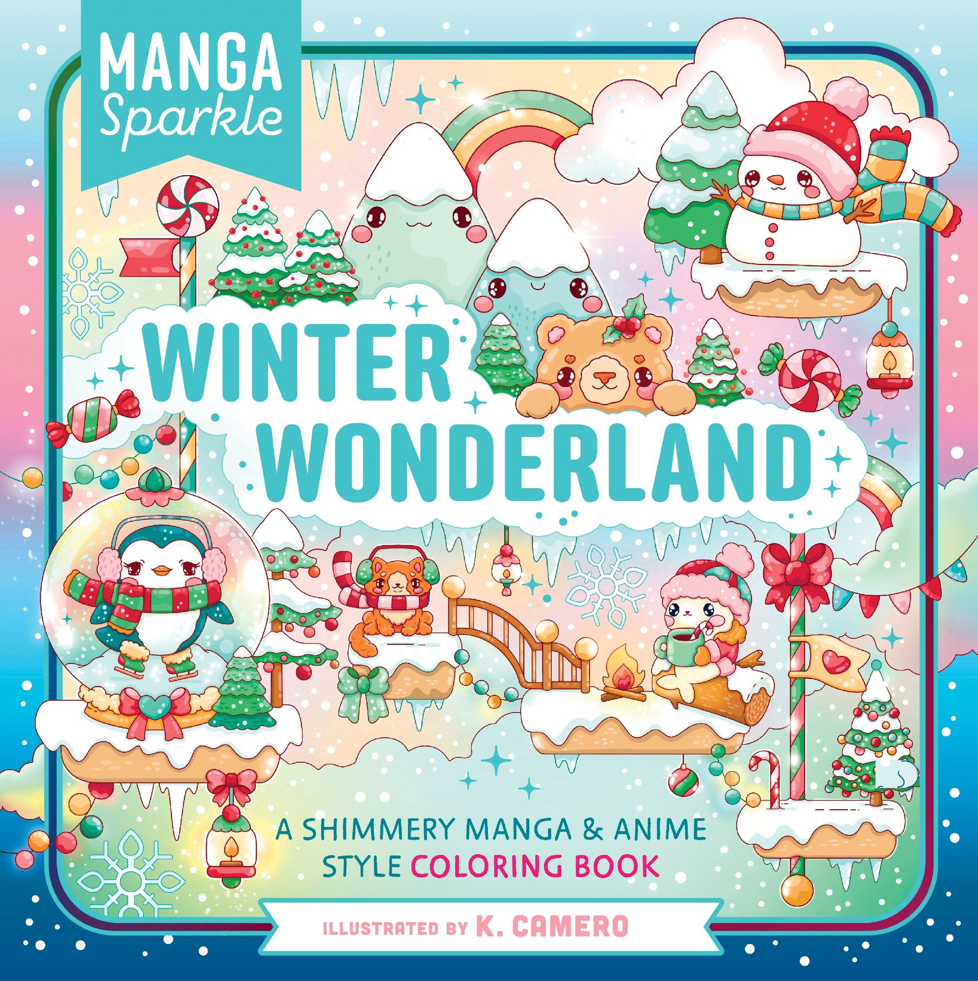 Manga Sparkle: Winter Wonderland: A Shimmery Anime & Manga Style Coloring Book