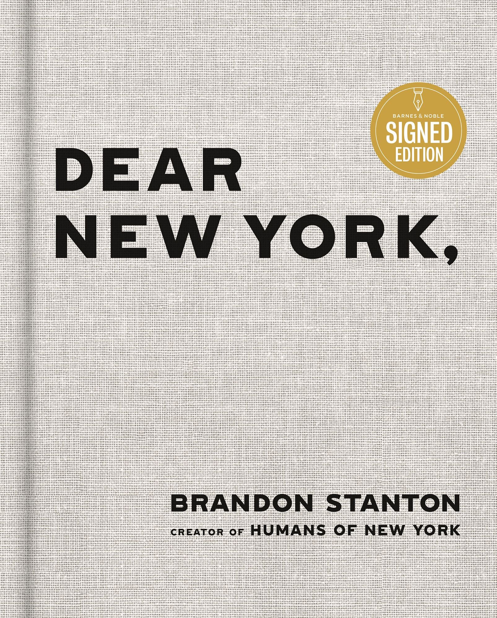 Dear New York (Signed Book)