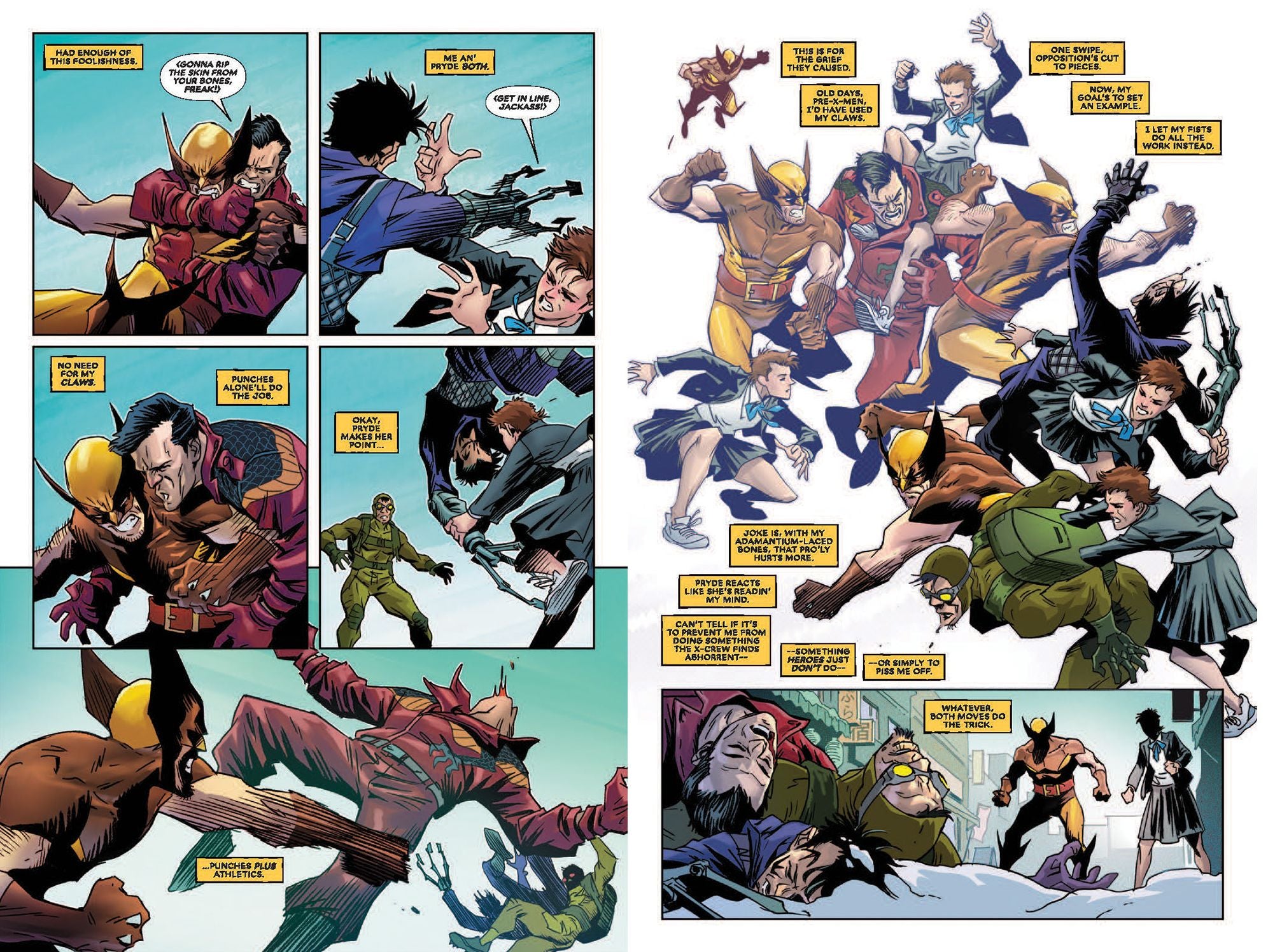 Wolverine and Kitty Pryde