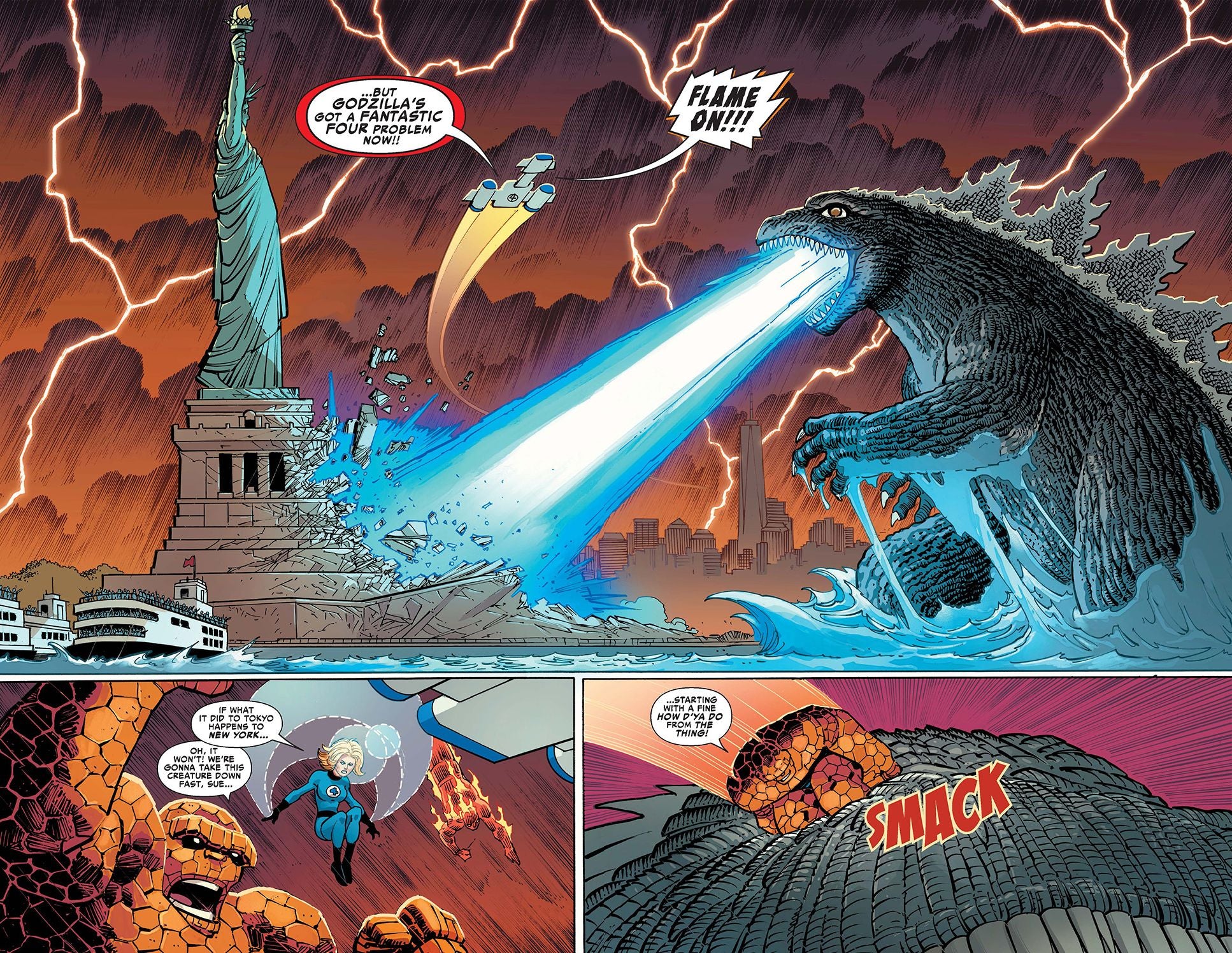 Godzilla vs. the Marvel Universe