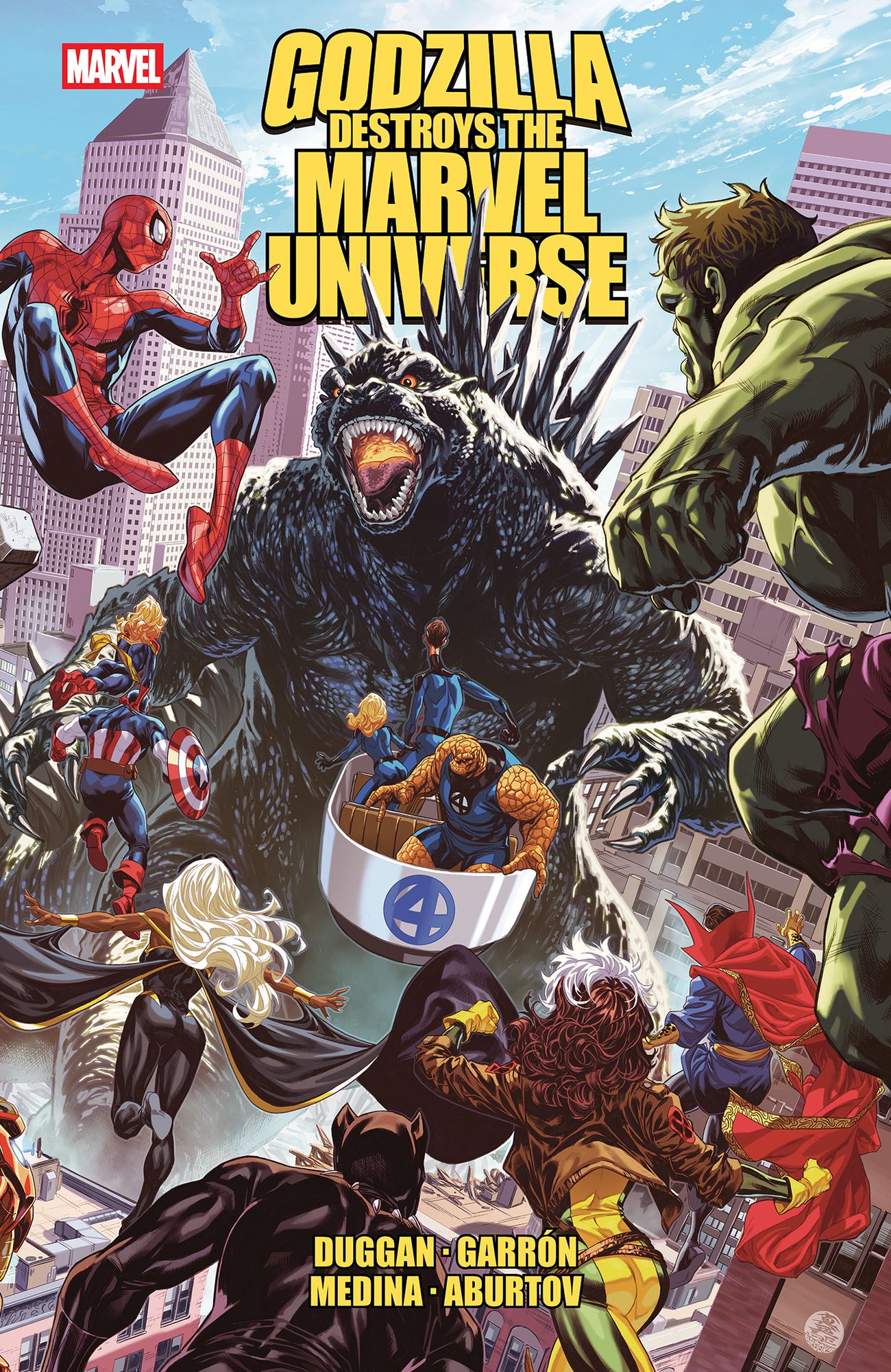 Godzilla Destroys the Marvel Universe