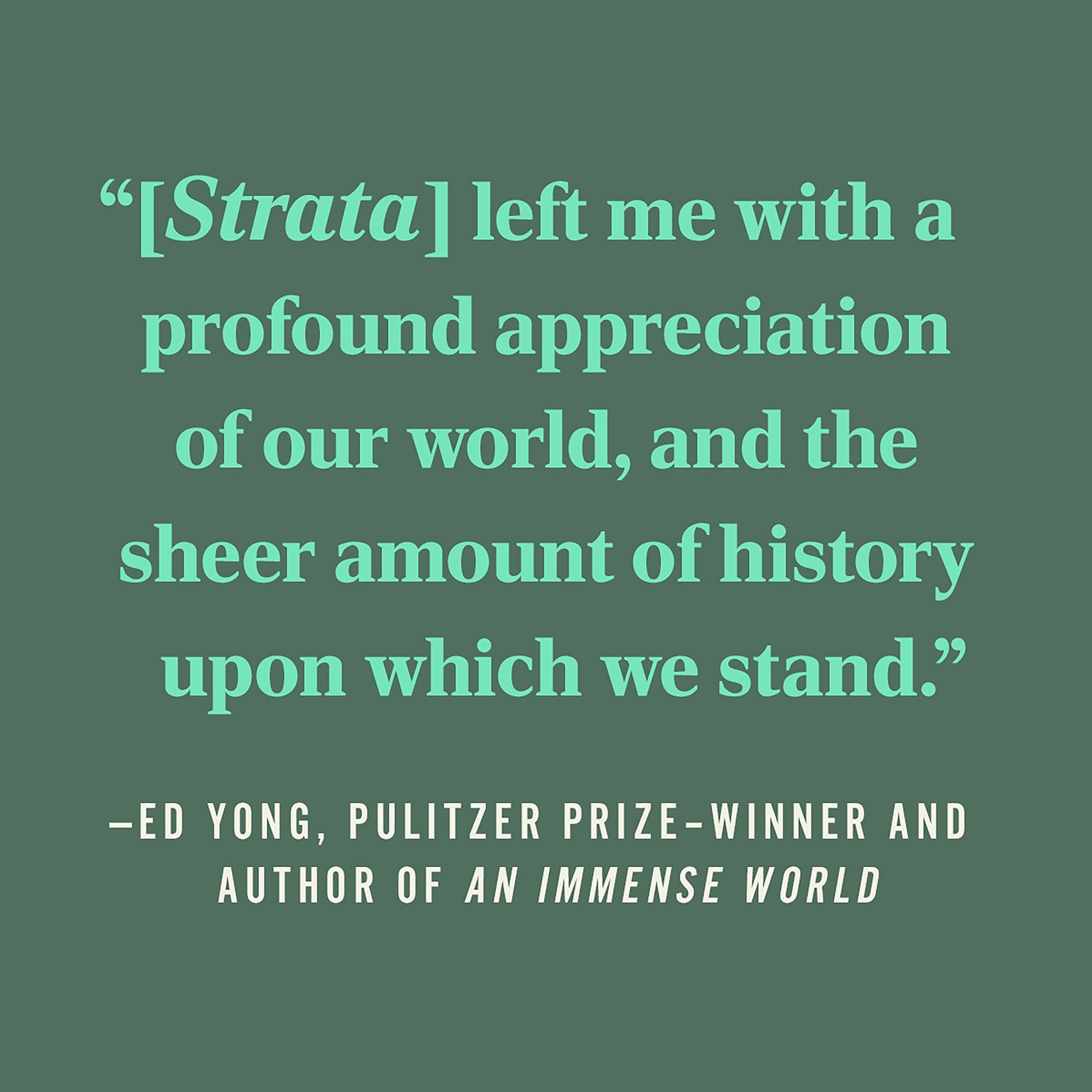 Strata: Stories from Deep Time