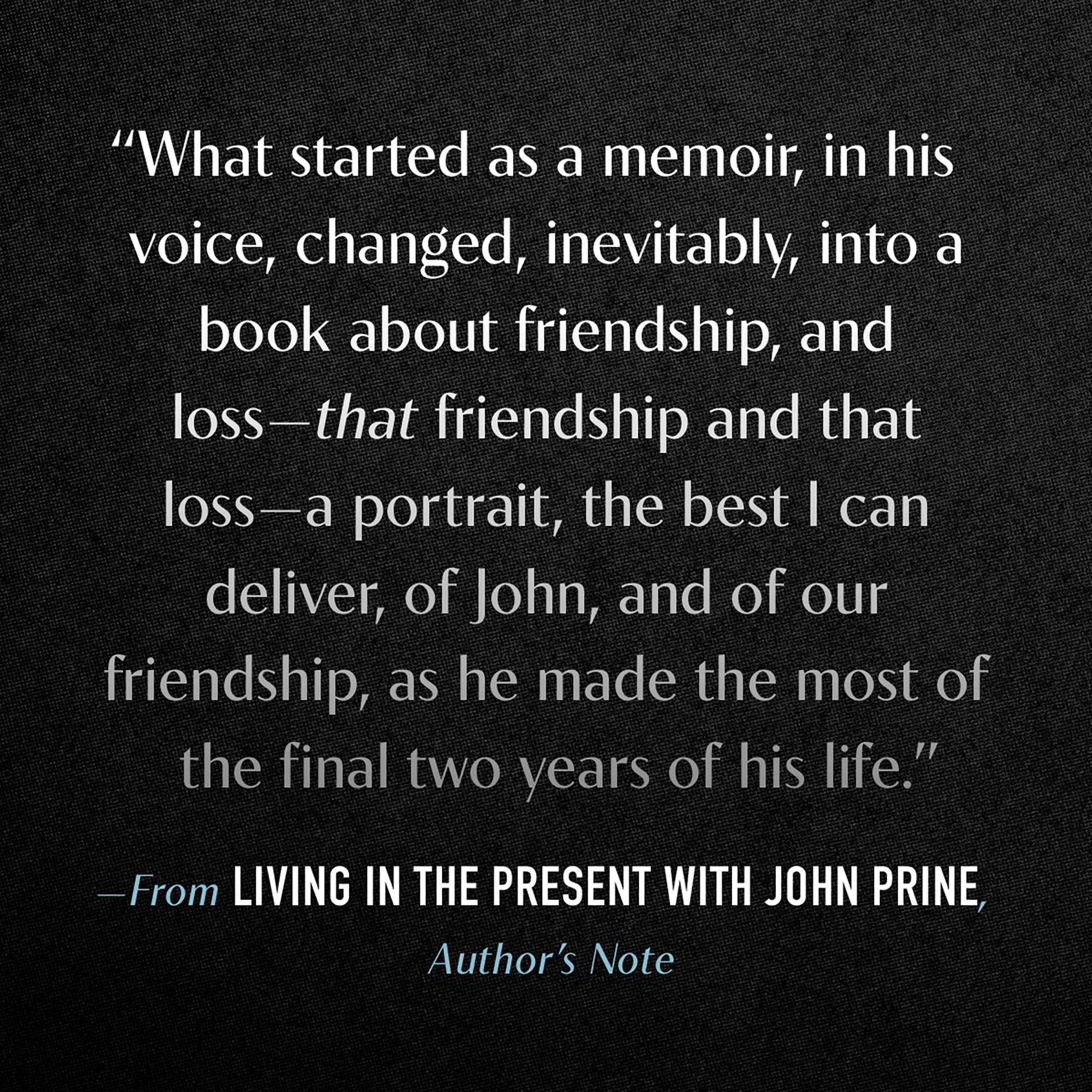 Living in the Present with John Prine