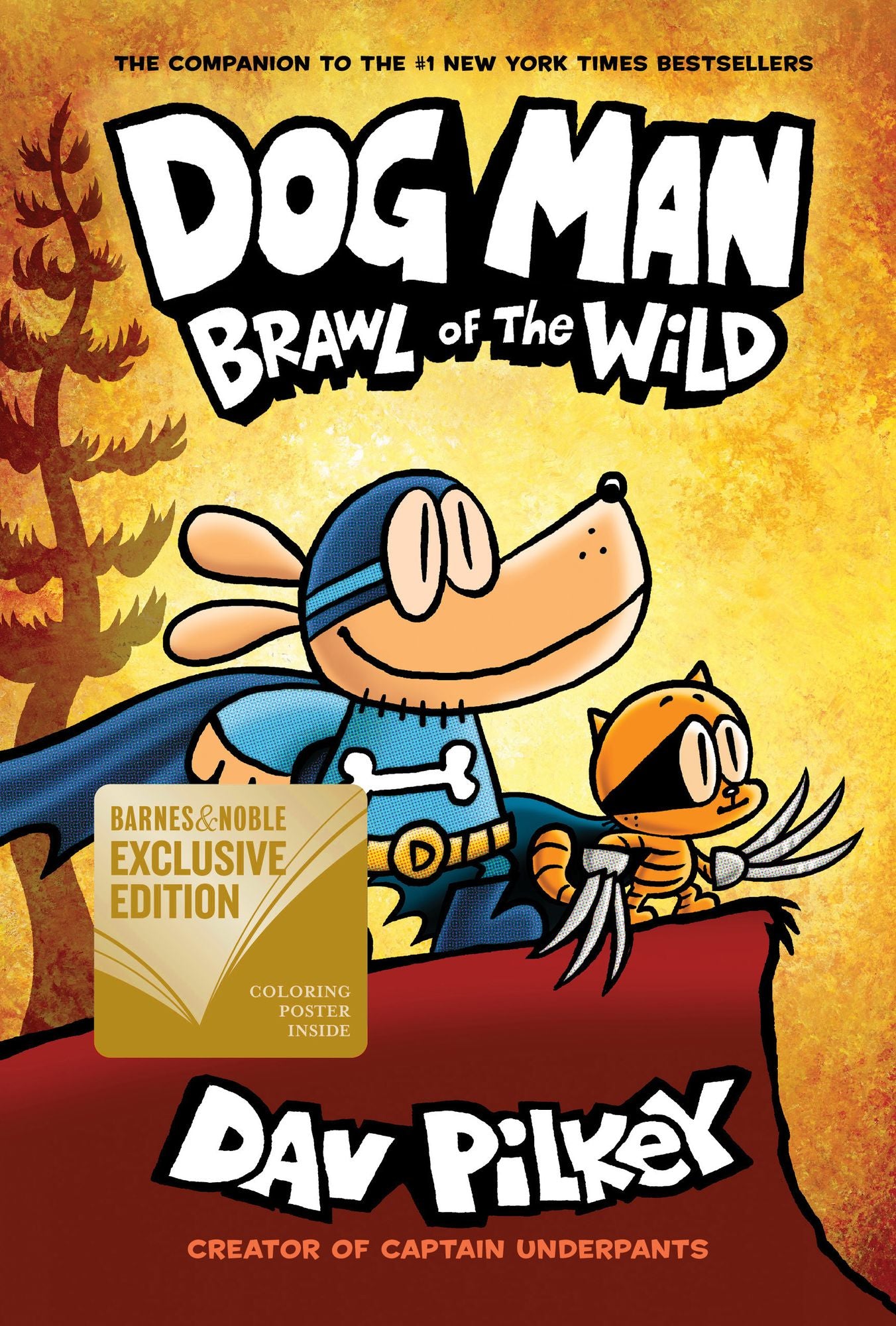 Brawl of the Wild (B&N Exclusive Edition) (Dog Man Series #6)