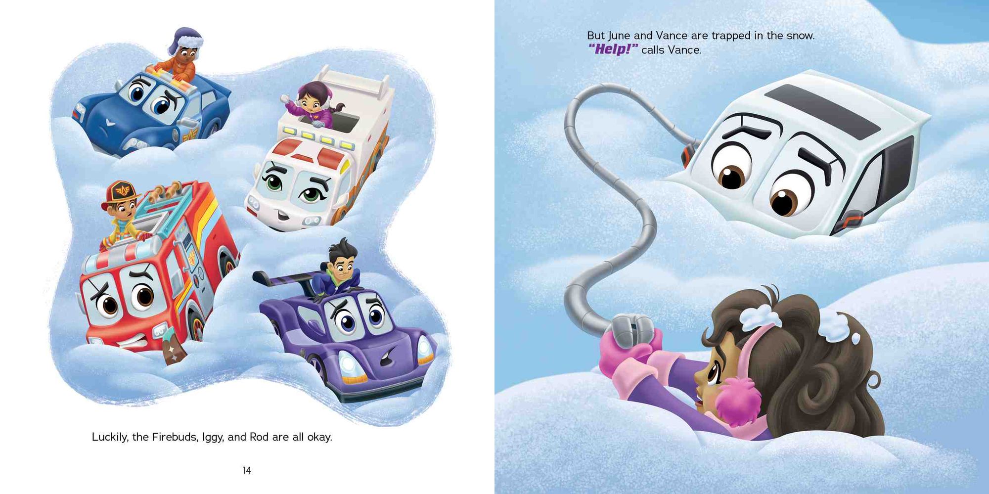 Firebuds: The Christmas Car-Sled Race