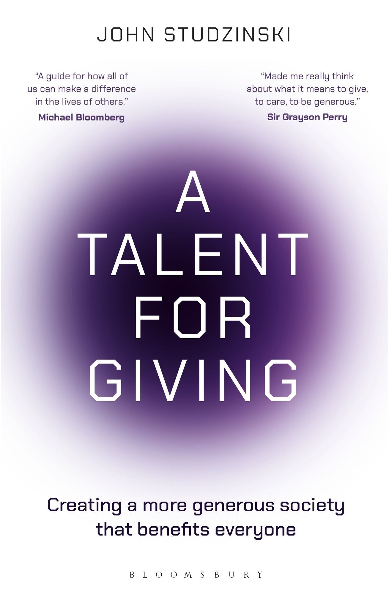 A Talent for Giving: Creating a more generous society that benefits everyone