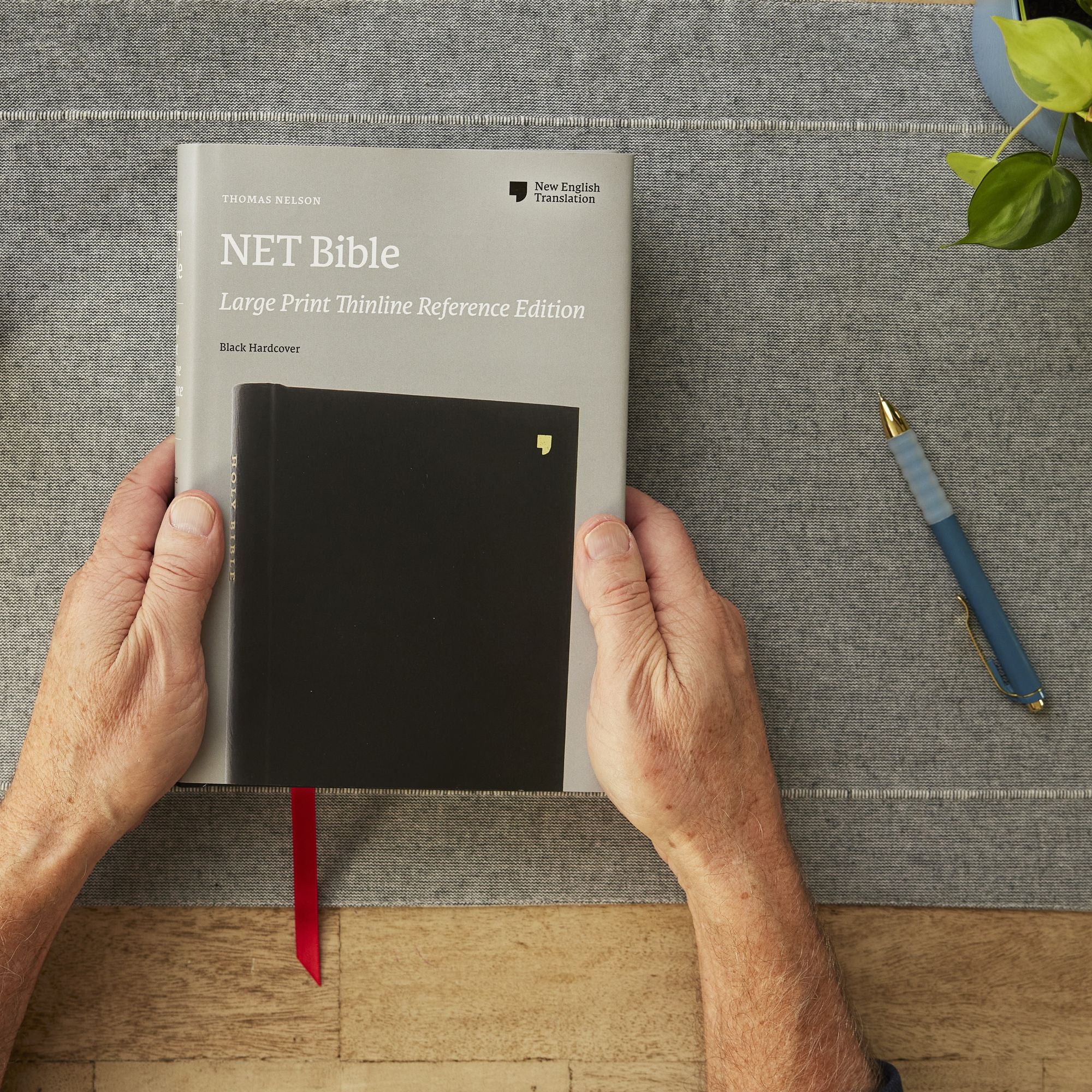 NET Bible, Large Print Thinline with Cross References, Hardcover, Comfort Print