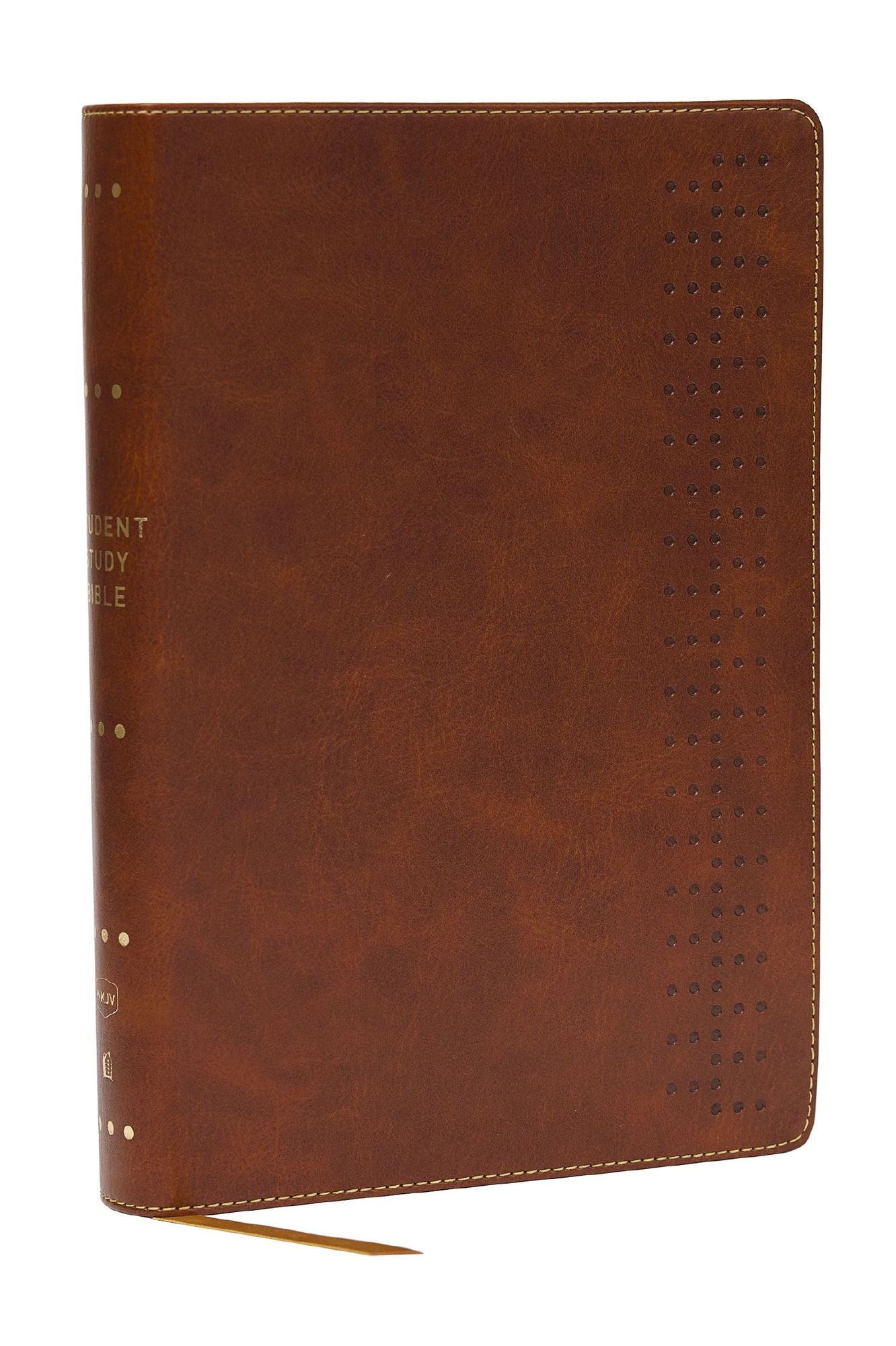 Student Study Bible: A Guide to Knowing and Living God's Word (NKJV, Brown Leathersoft, Red Letter, Comfort Print)