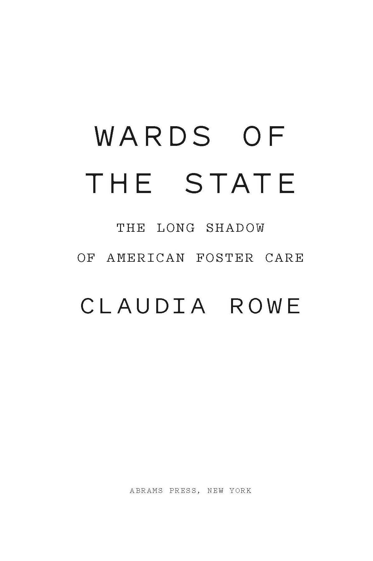 Wards of the State: The Long Shadow of American Foster Care