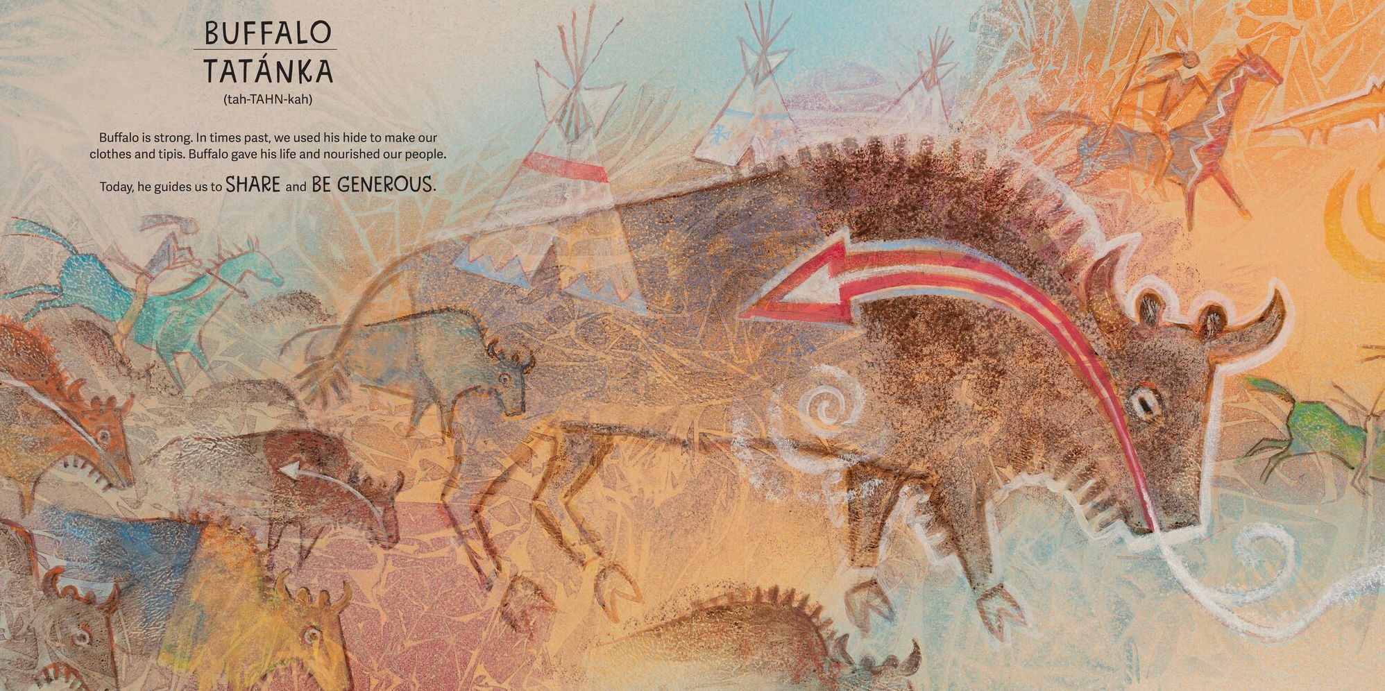 The Animals Speak: The Lakota Way (Wamákashka?'iya: Lakhól Wichóh'a? Ki?) (A Picture Book)