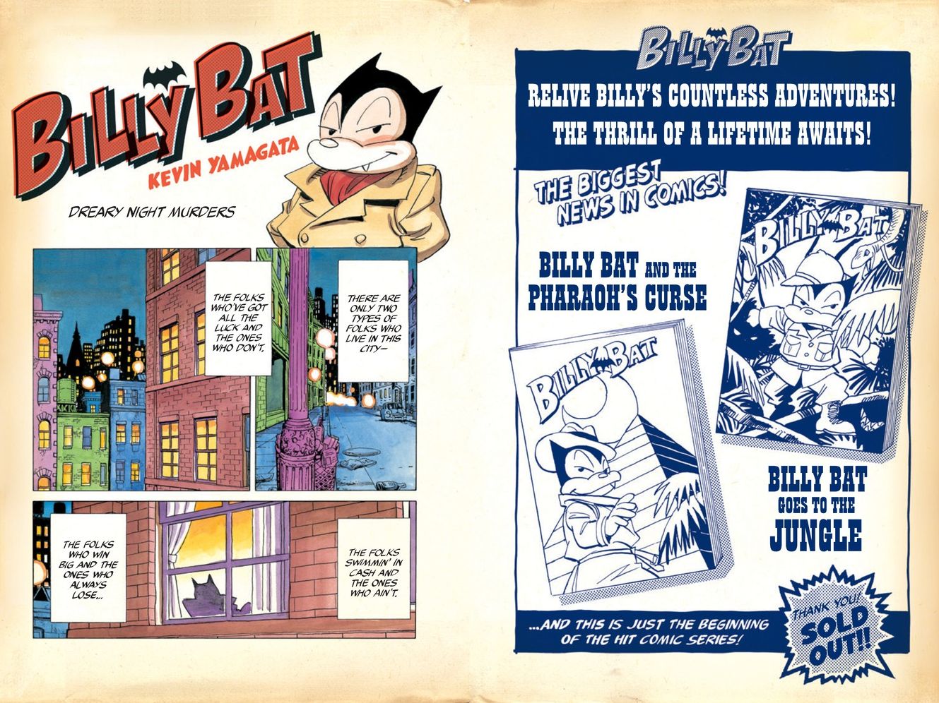 Billy Bat Volume 1