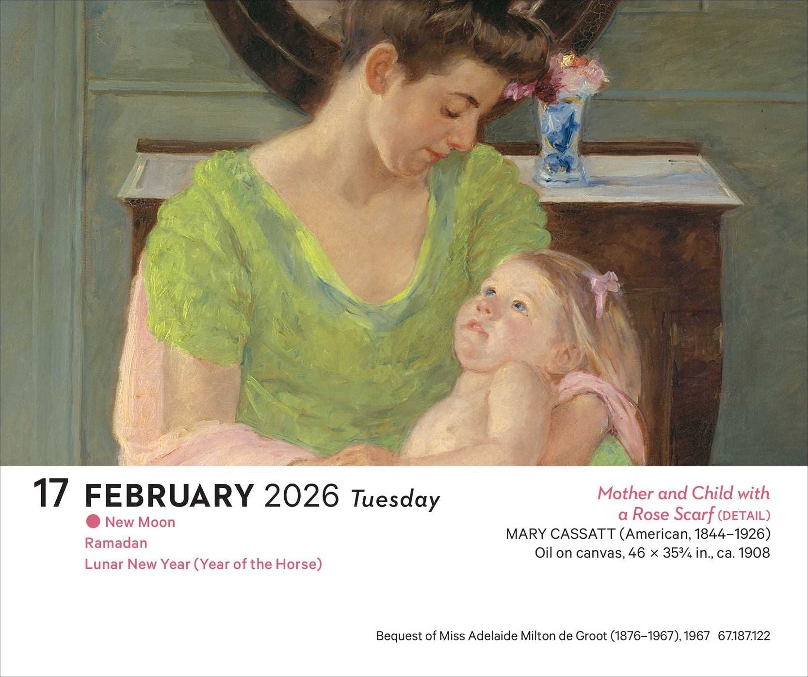 2026 Impressionism and Post-Impressionism Day-to-Day Calendar