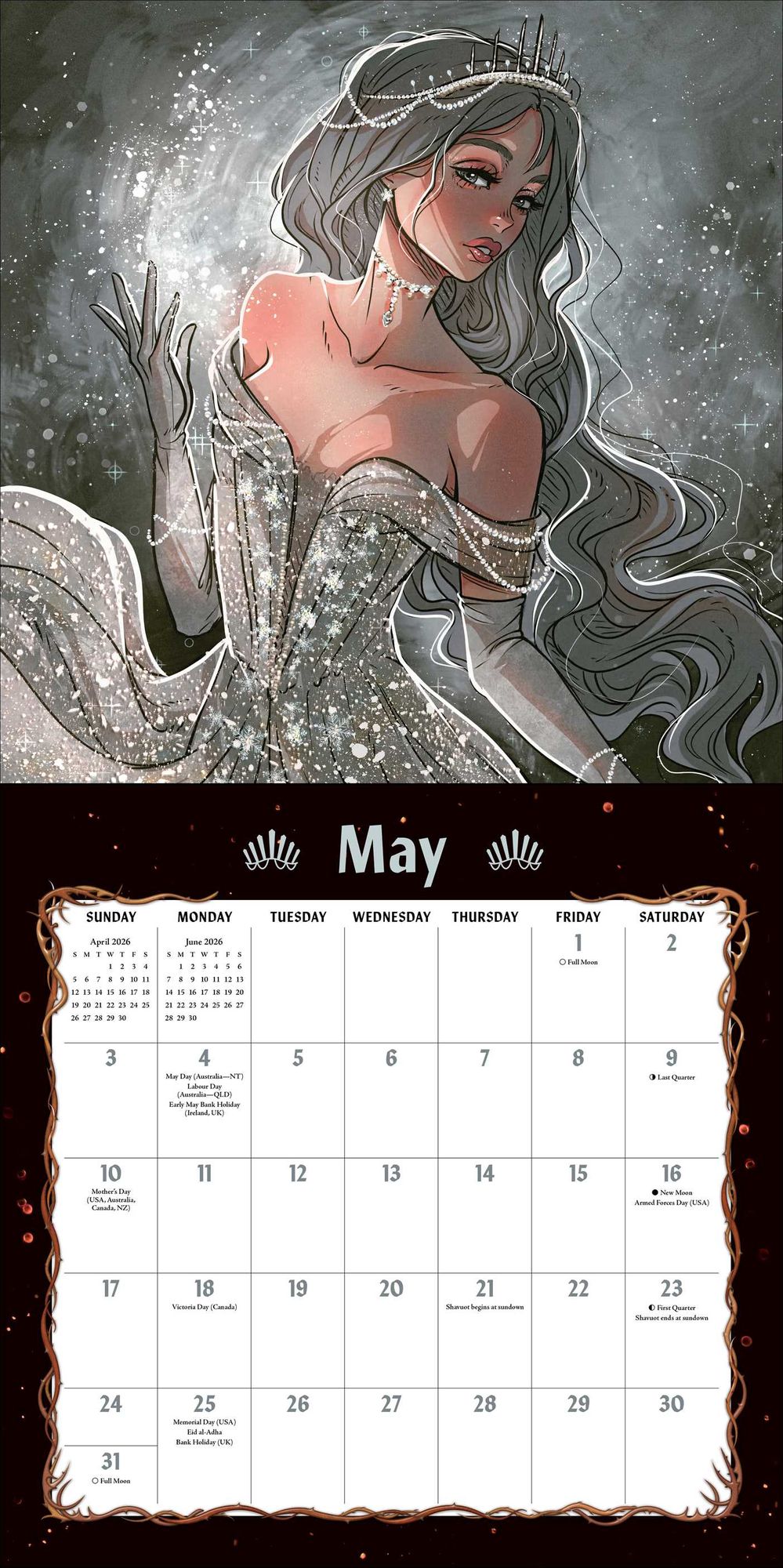 2026 Lightlark Saga Deluxe Wall Calendar with 4 Bonus Notecards