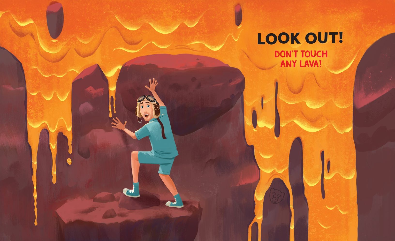 Danny Go's Volcano Adventure: A Picture Book