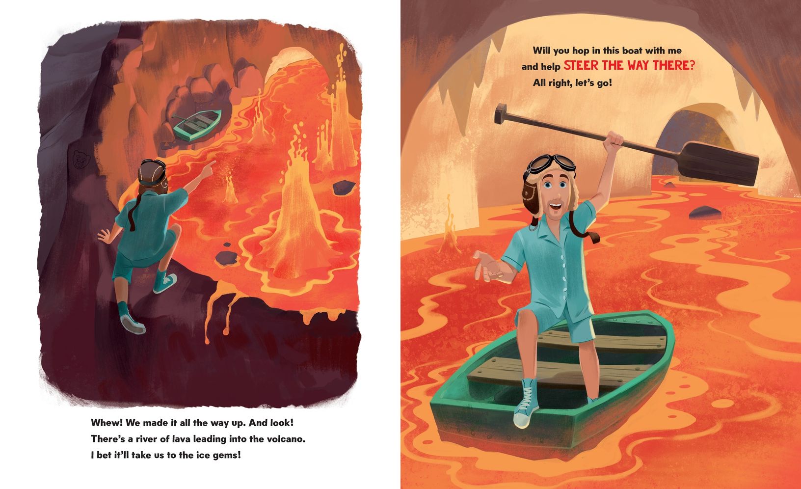 Danny Go's Volcano Adventure: A Picture Book