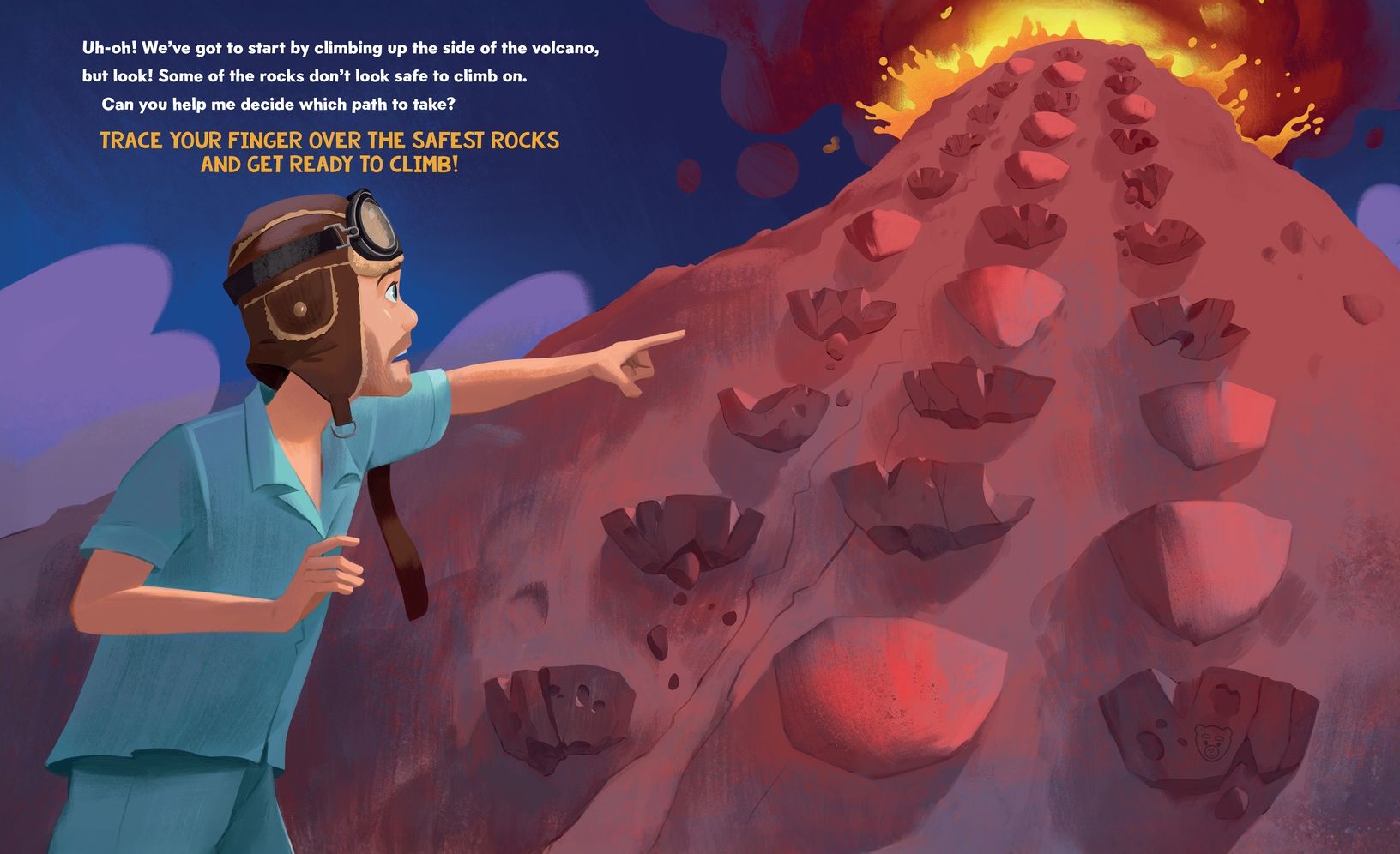 Danny Go's Volcano Adventure: A Picture Book
