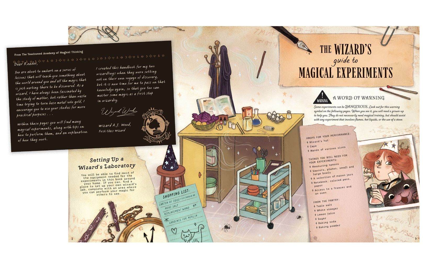 The Wizard's Guide to Magical Experiments: 40 Science Experiments to Try at Home