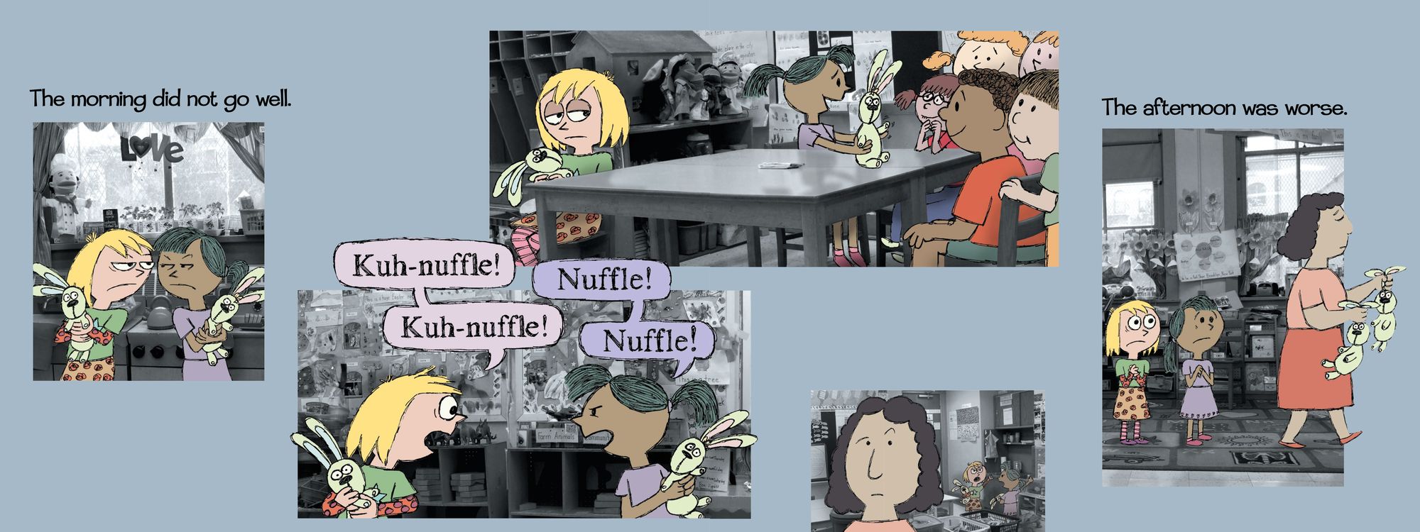 Knuffle Bunny Too: A Case of Mistaken Identity (Caldecott Honor Book)