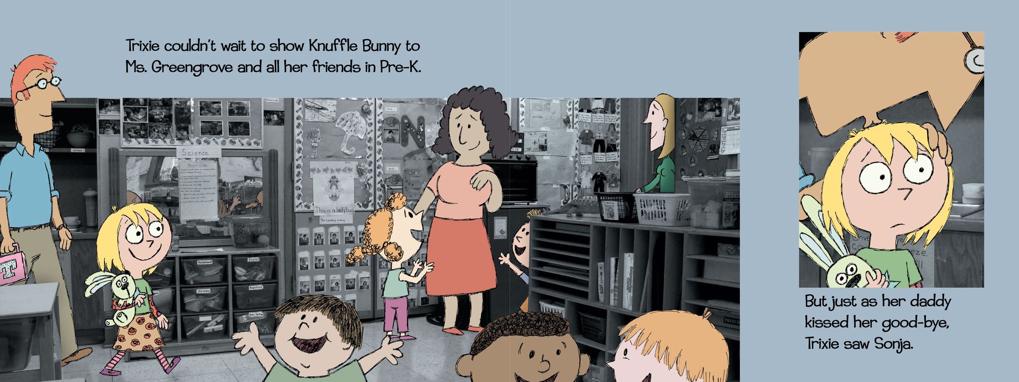 Knuffle Bunny Too: A Case of Mistaken Identity (Caldecott Honor Book)