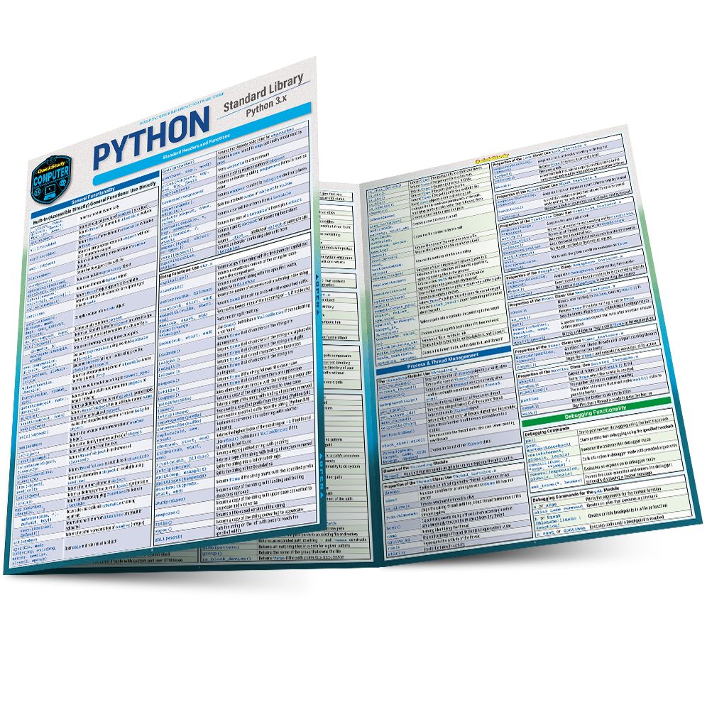 Python Standard Library: a QuickStudy Laminated Reference Guide
