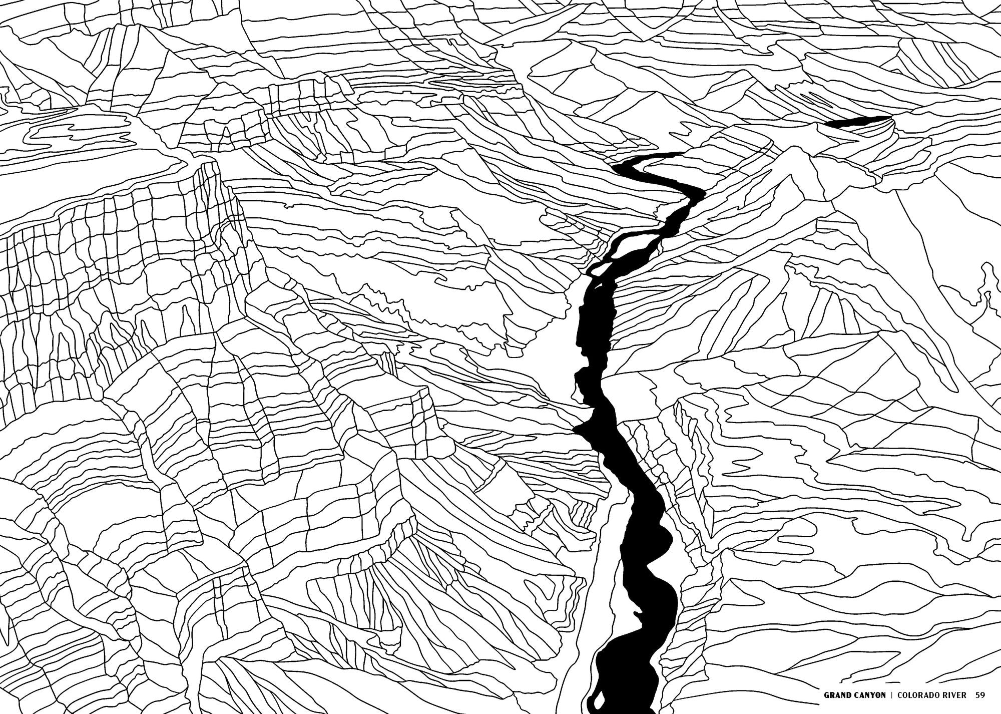 The National Parks: A Coloring Book