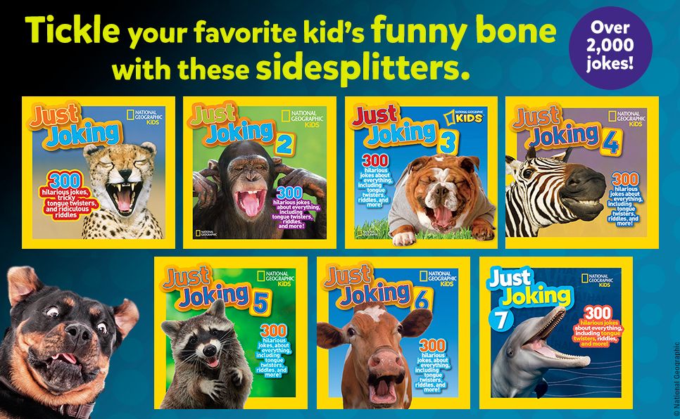National Geographic Kids Just Joking 4: 300 Hilarious Jokes About Everything, Including Tongue Twisters, Riddles, and More!