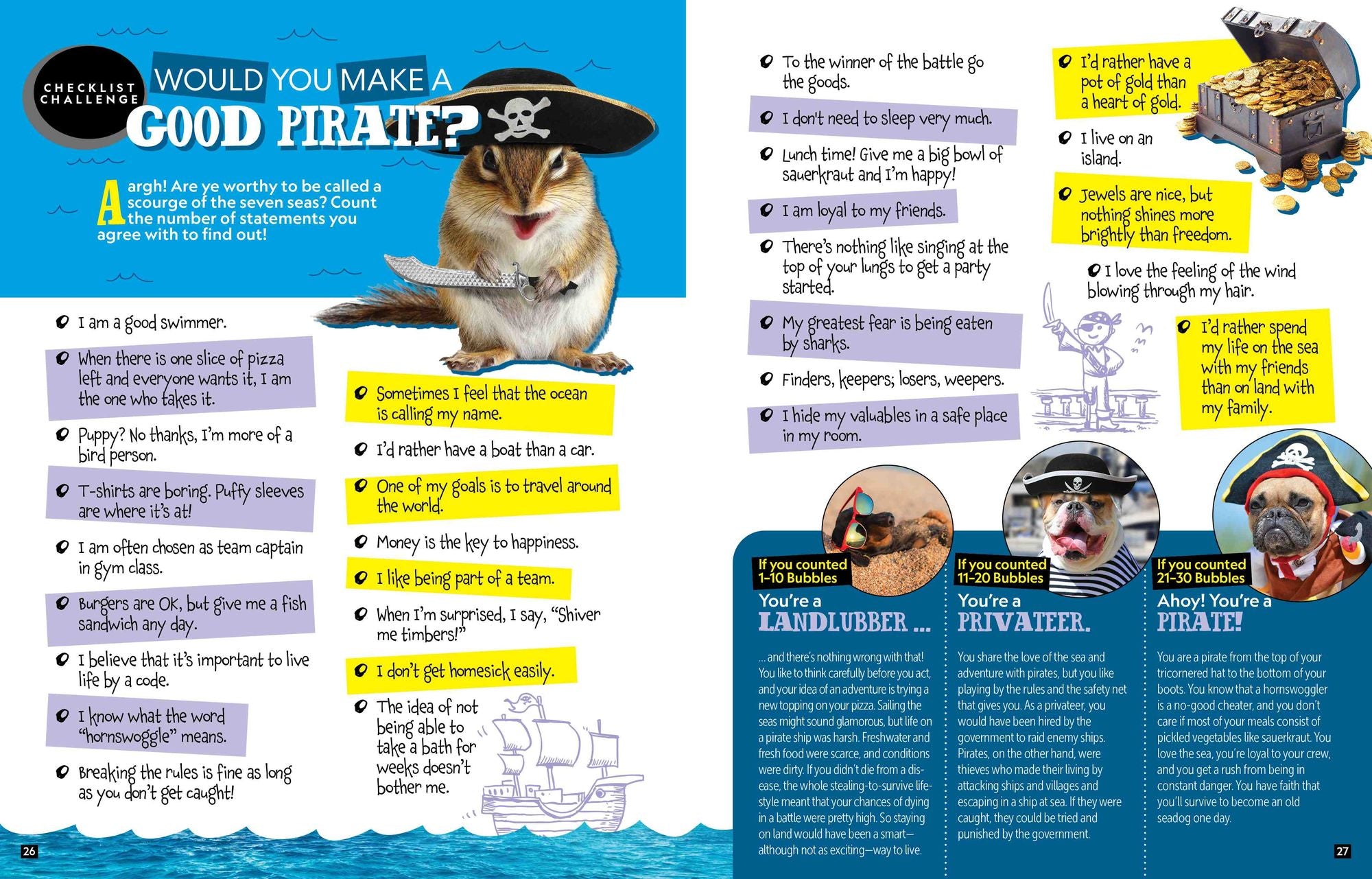 National Geographic Kids Personality Quizzes
