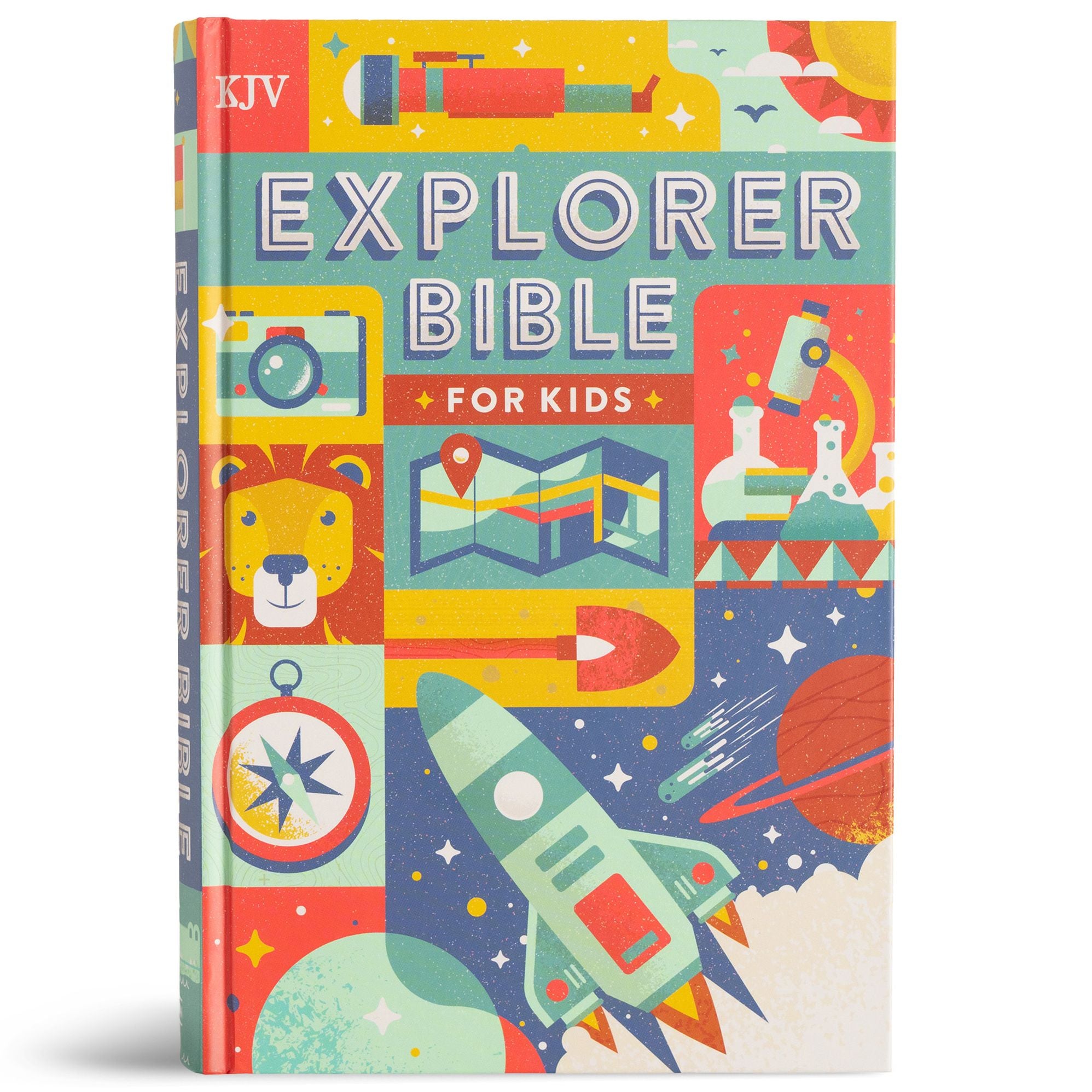 KJV Explorer Bible for Kids, Hardcover: Placing God's Word in the Middle of God's World