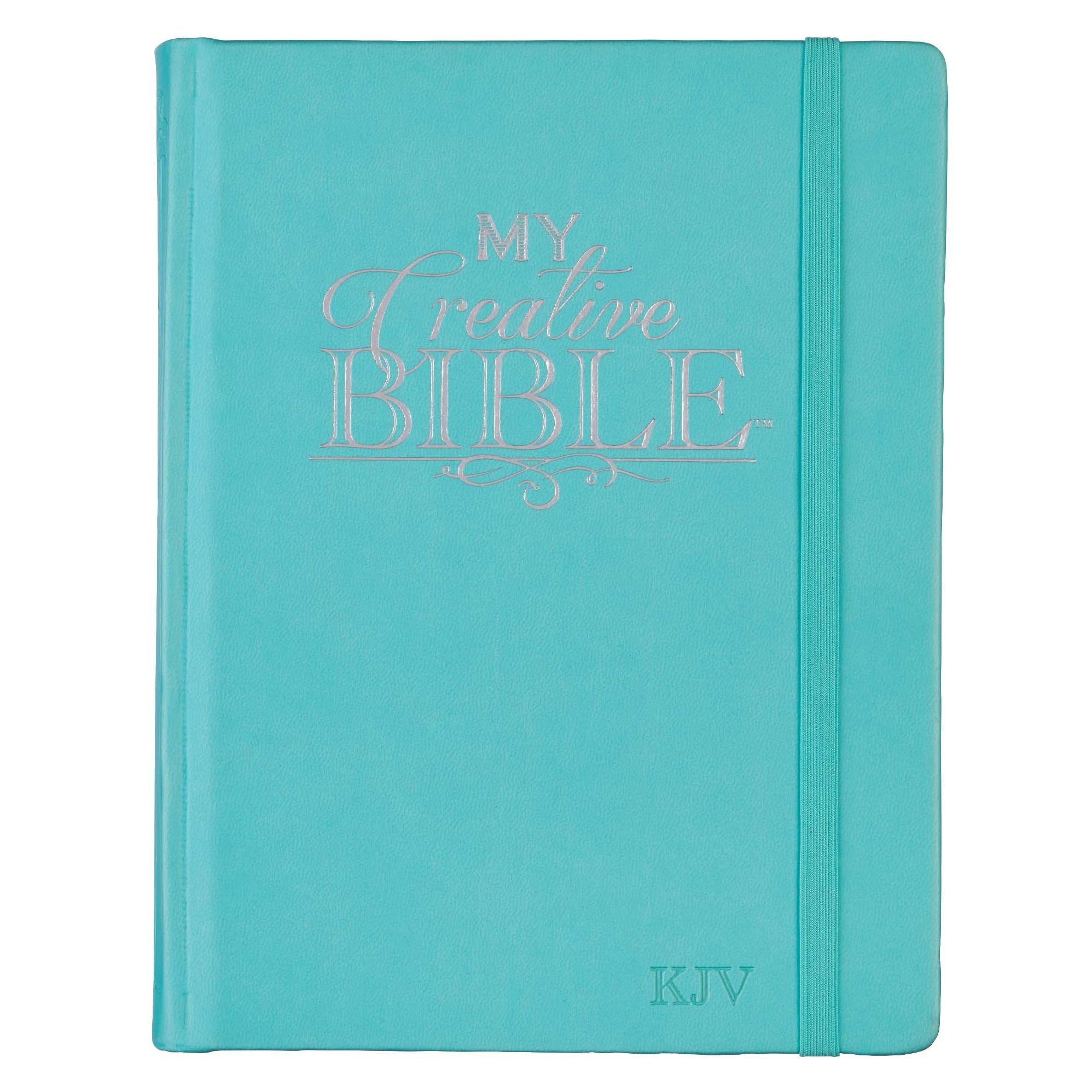 KJV My Creative Bible (Faux Leather Hardcover, Teal)