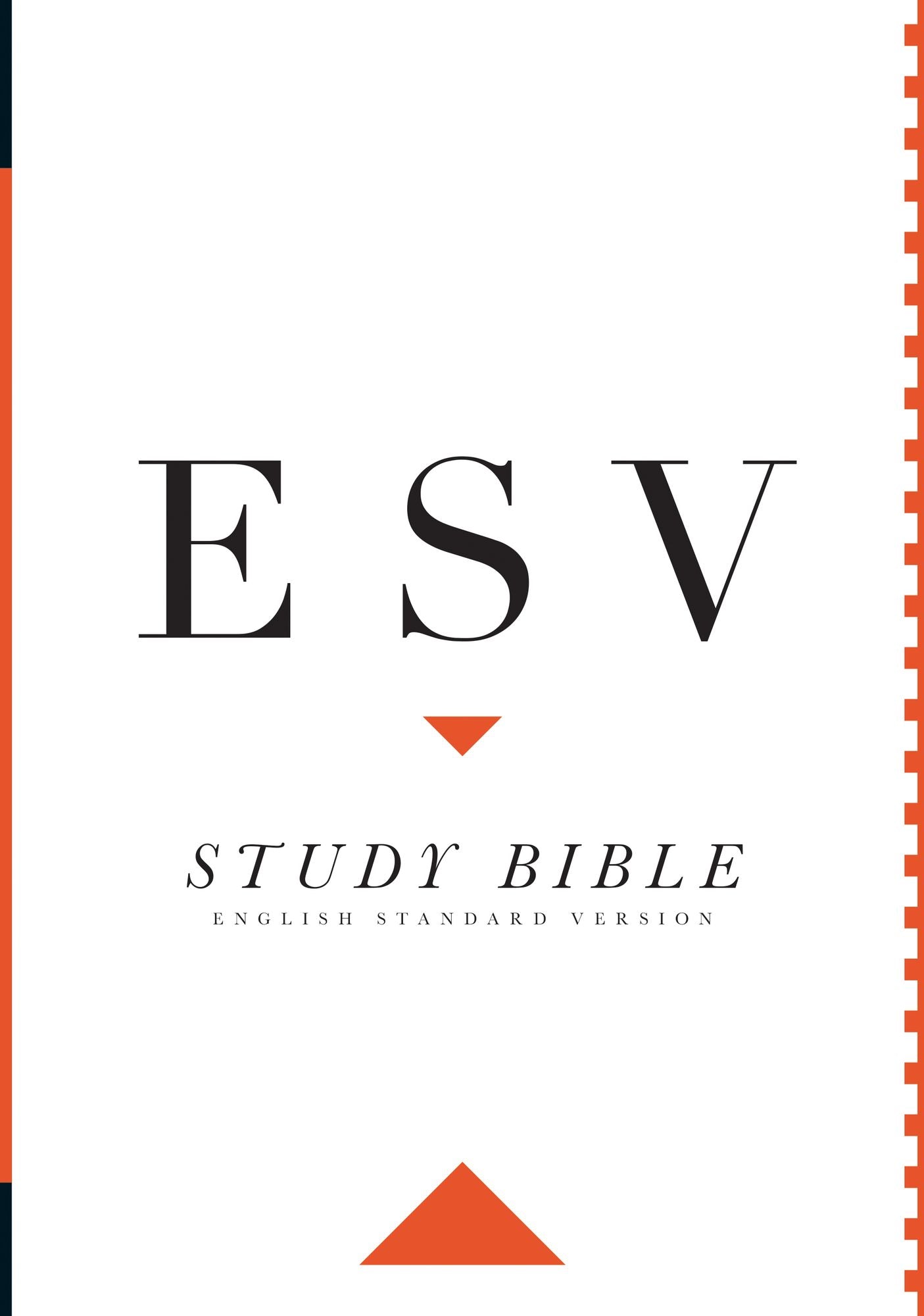 ESV Study Bible, Large Print, Thumb Indexed (Hardcover)