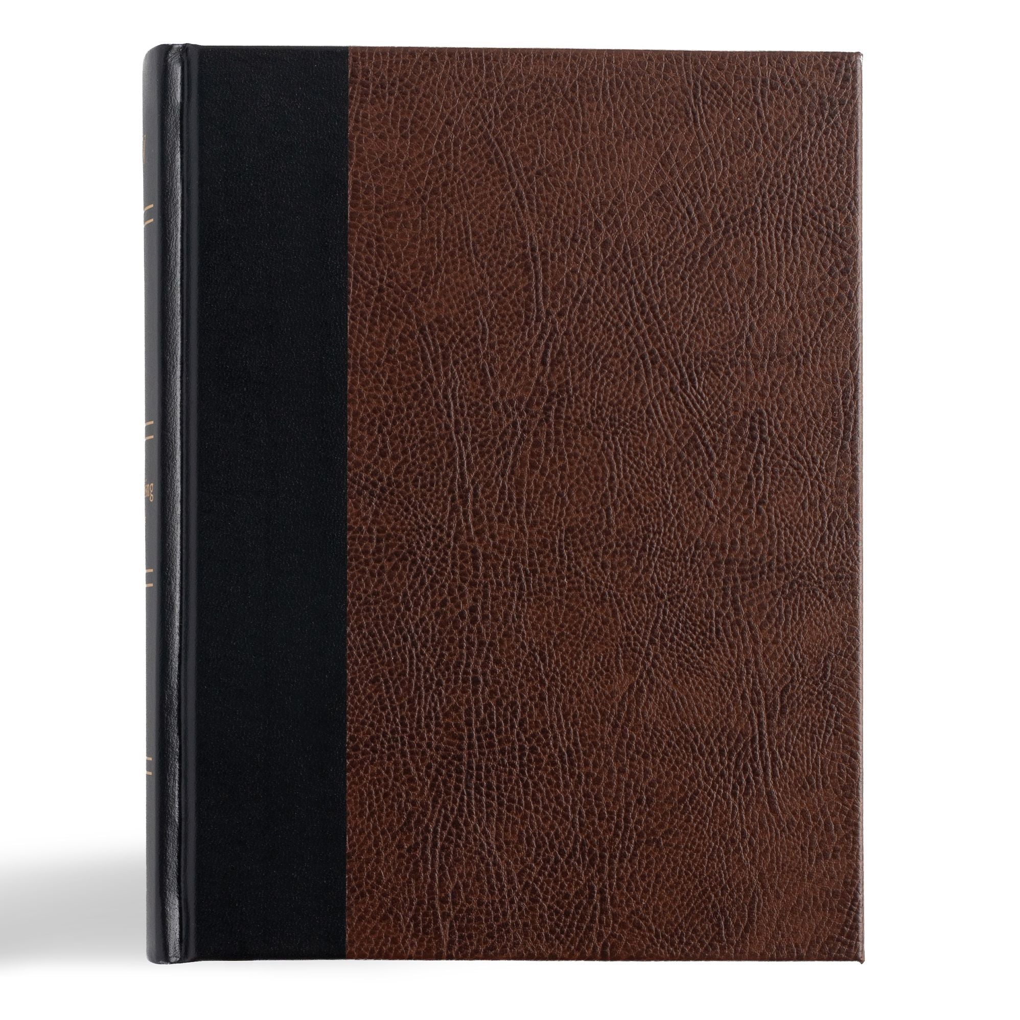 KJV Notetaking Bible, Black/Brown Bonded Leather Hardcover