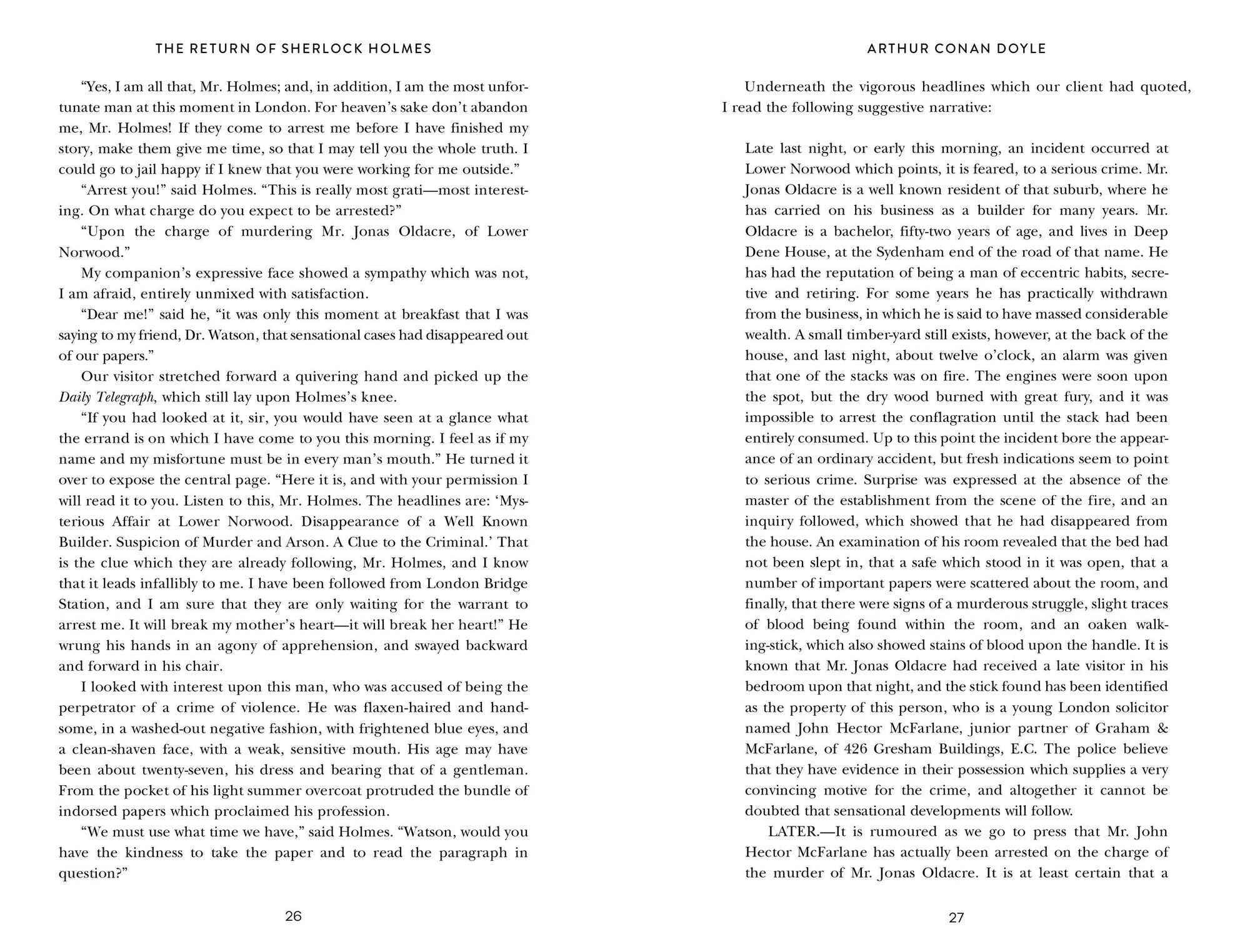 The Complete Sherlock Holmes, Volume II (Signature Classics)