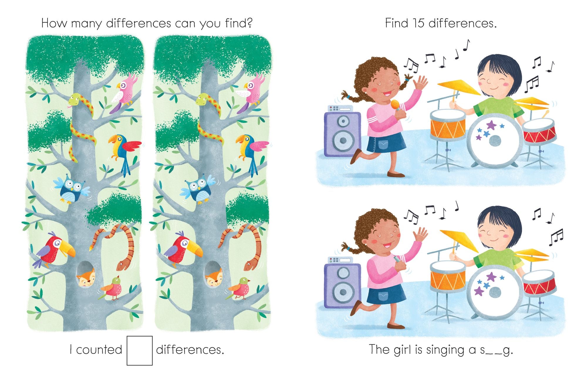 My First Spot the Difference: Over 50 Fantastic Puzzles