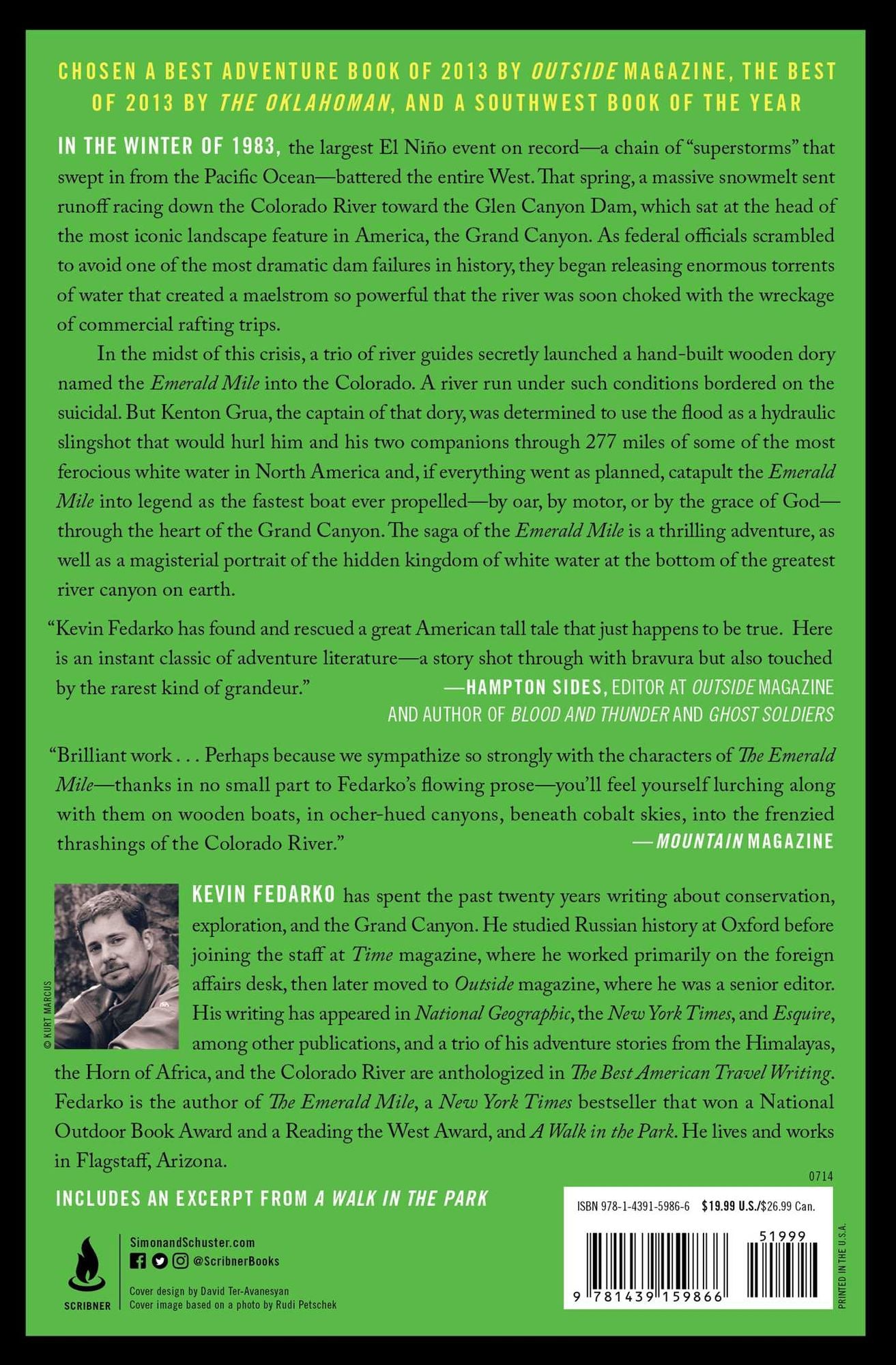 The Emerald Mile: The Epic Story of the Fastest Ride in History Through the Heart of the Grand Canyon