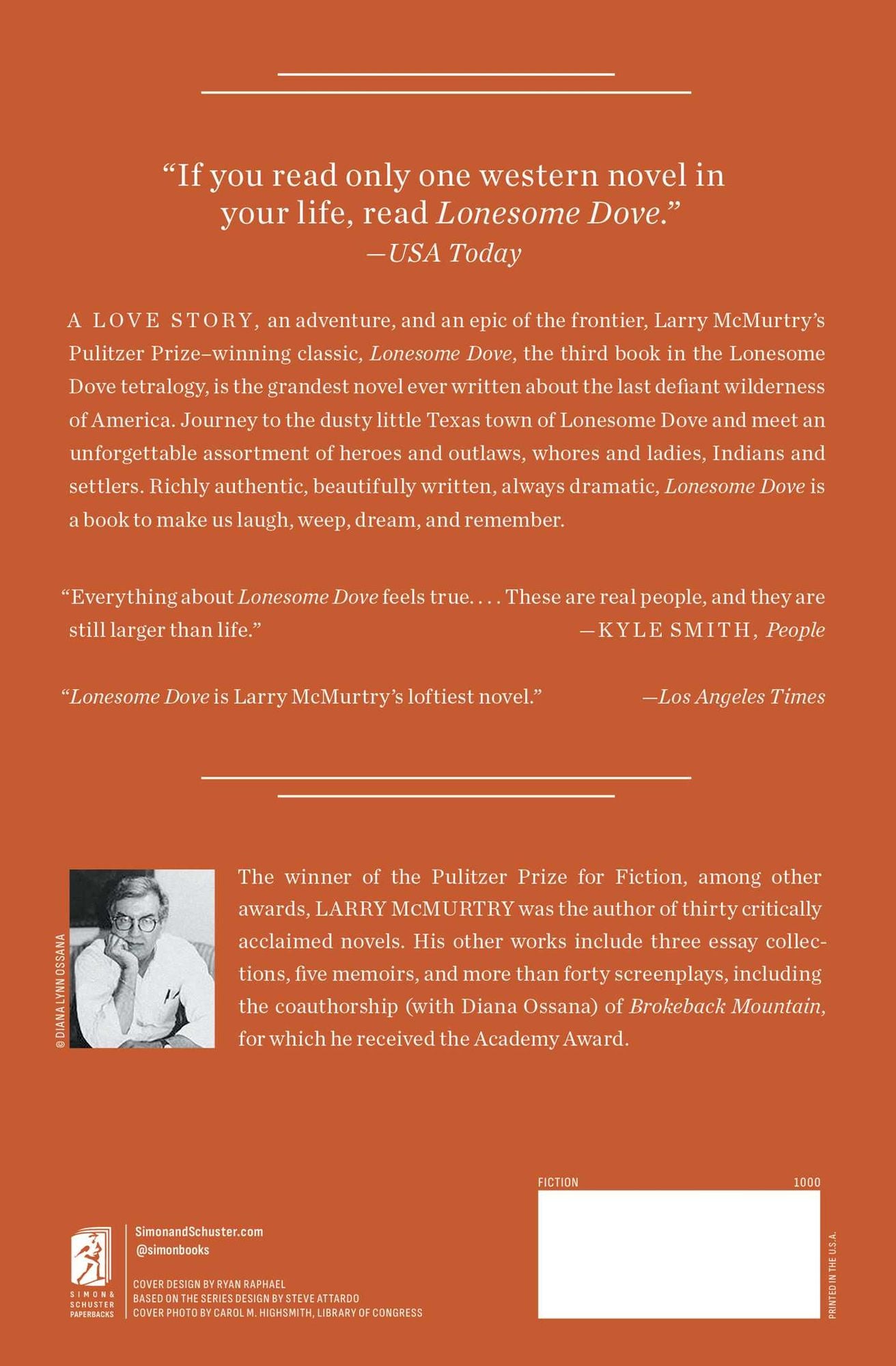 Lonesome Dove (Pulitzer Prize Winner)