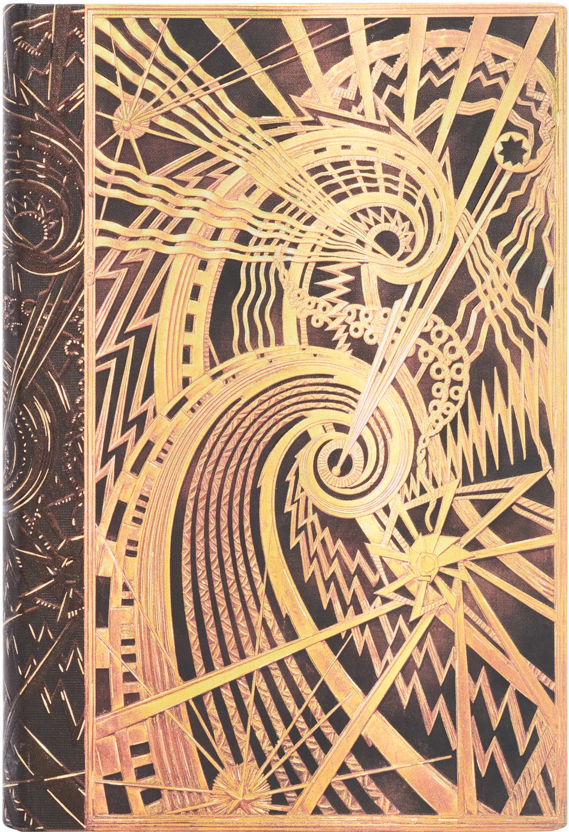 Chanin Spiral New York Deco Mini Address Book Elastic Band Closure