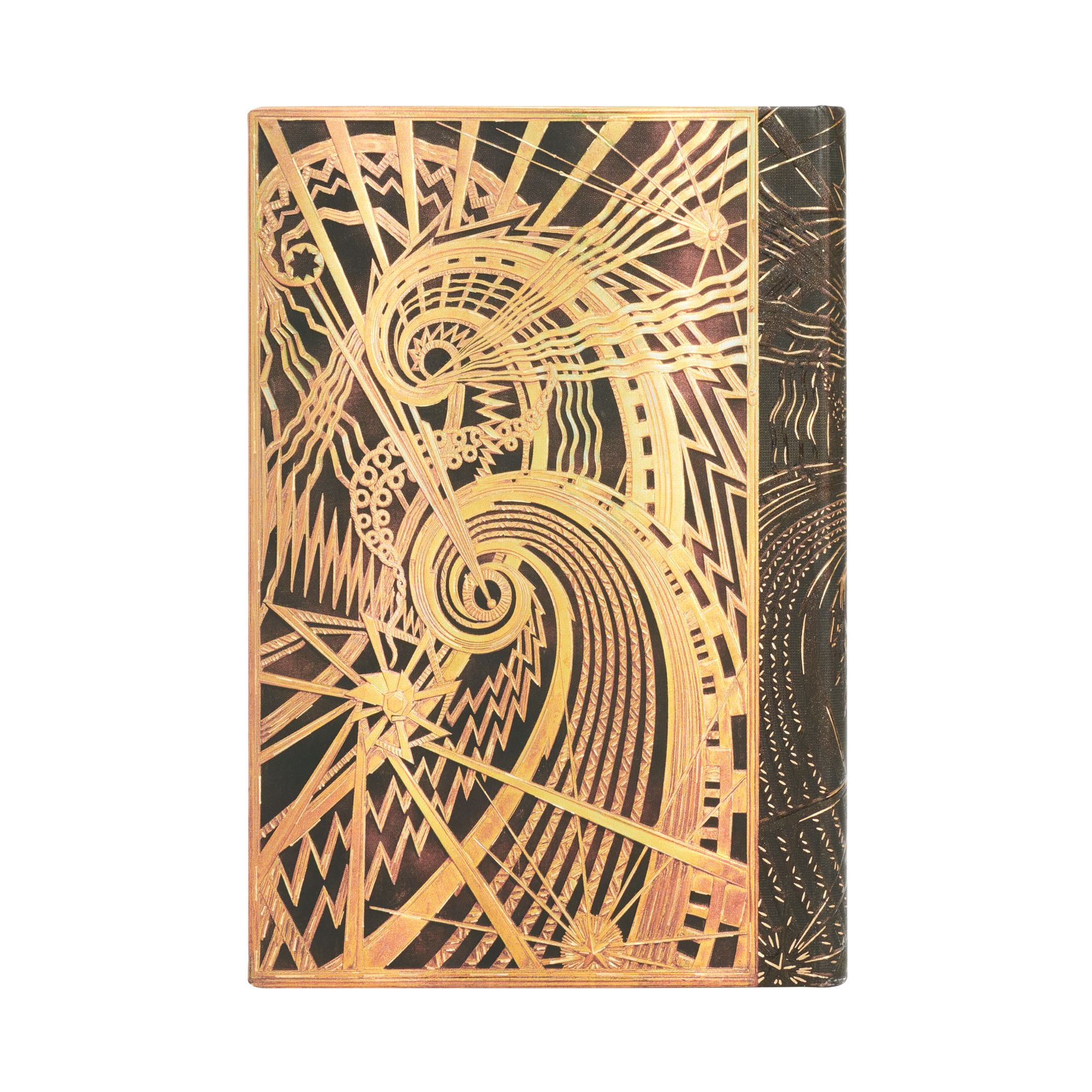Chanin Spiral New York Deco Mini Address Book Elastic Band Closure