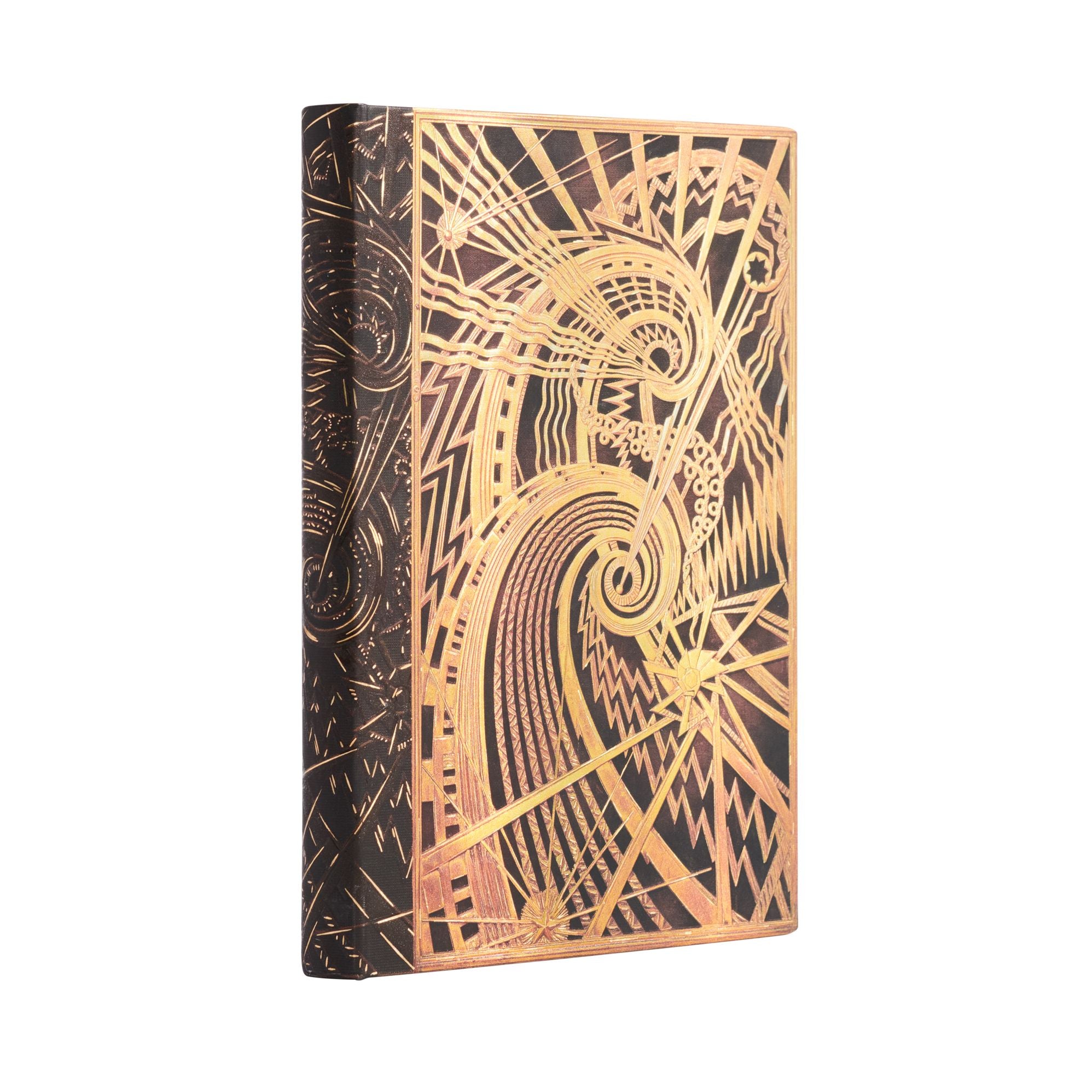 Chanin Spiral New York Deco Mini Address Book Elastic Band Closure