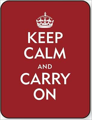 Keep Calm and Carry on All-New NOOKtrade; NeoSkin Jacket