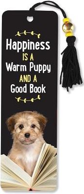 Beaded Bookmark - Warm Puppy Good Book