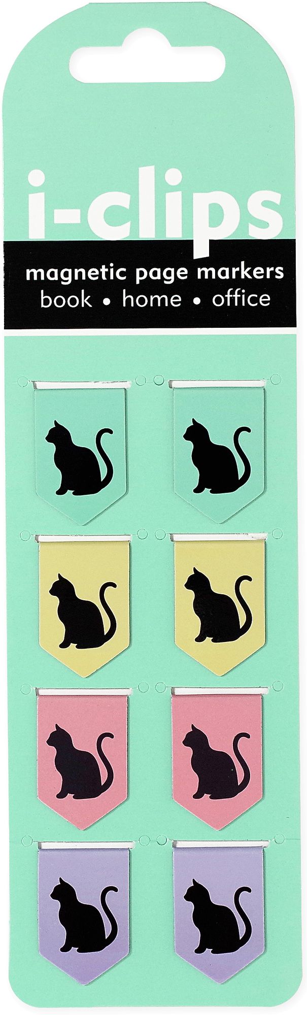 BLACK CAT ICLIPS - MAGNETIC BOOKMARKS