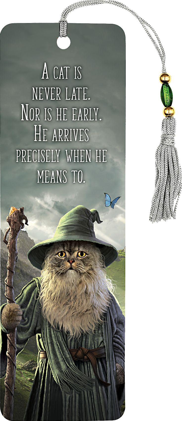 Catdalf Beaded Bookmark
