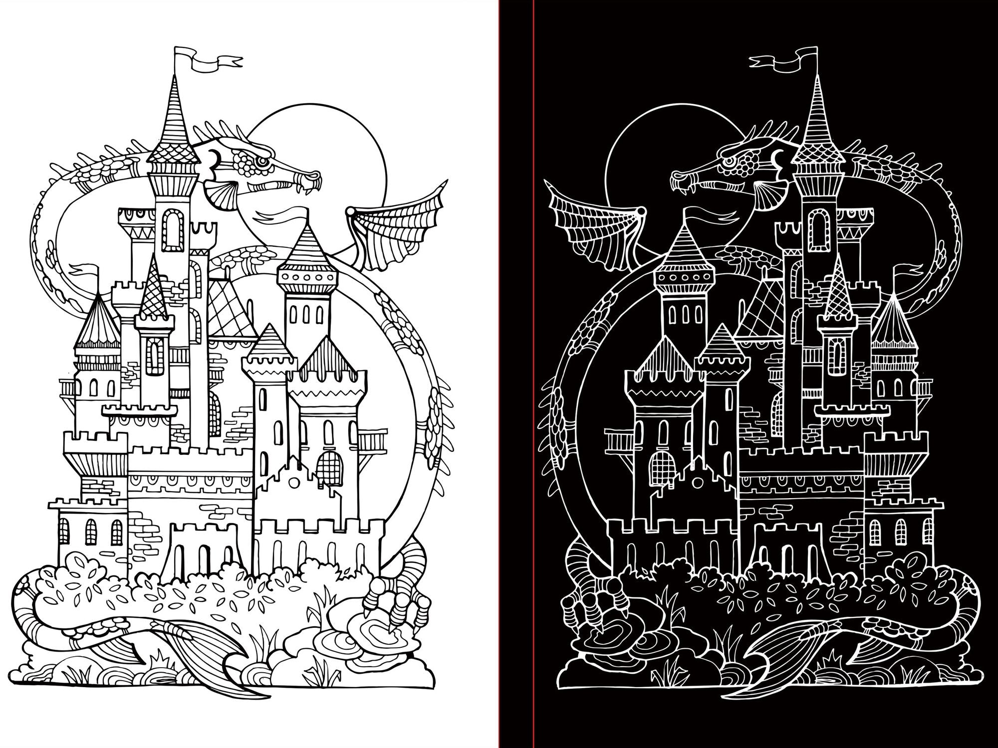 Scratch & Sketch Extreme Dragons