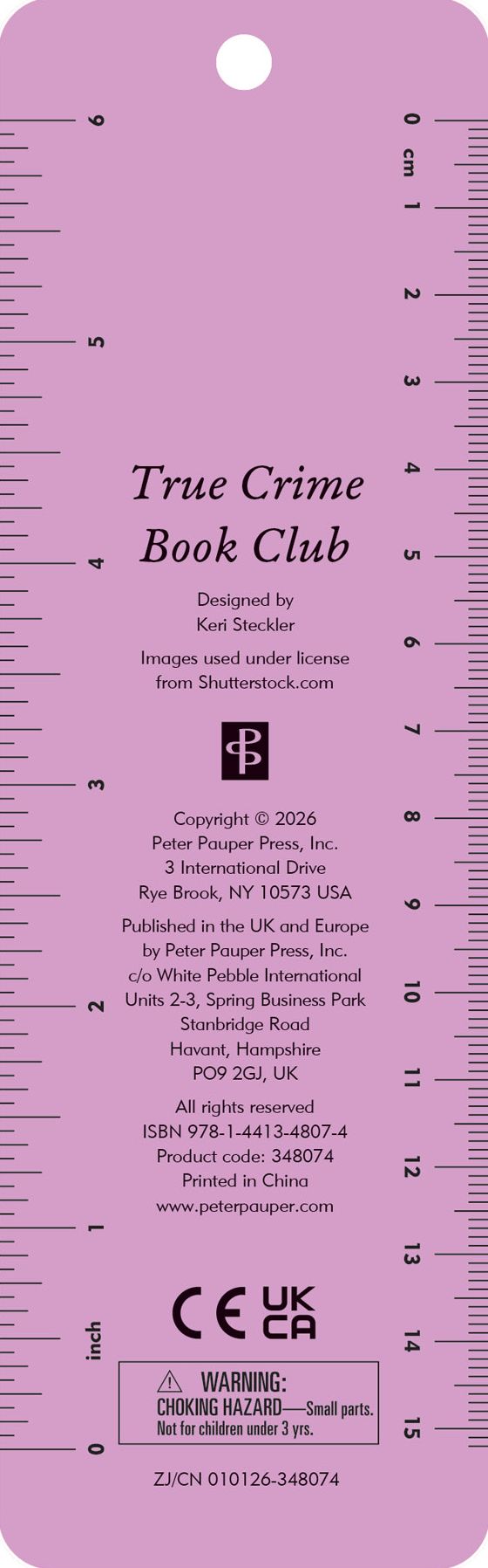 True Crime Club Beaded Bookmark