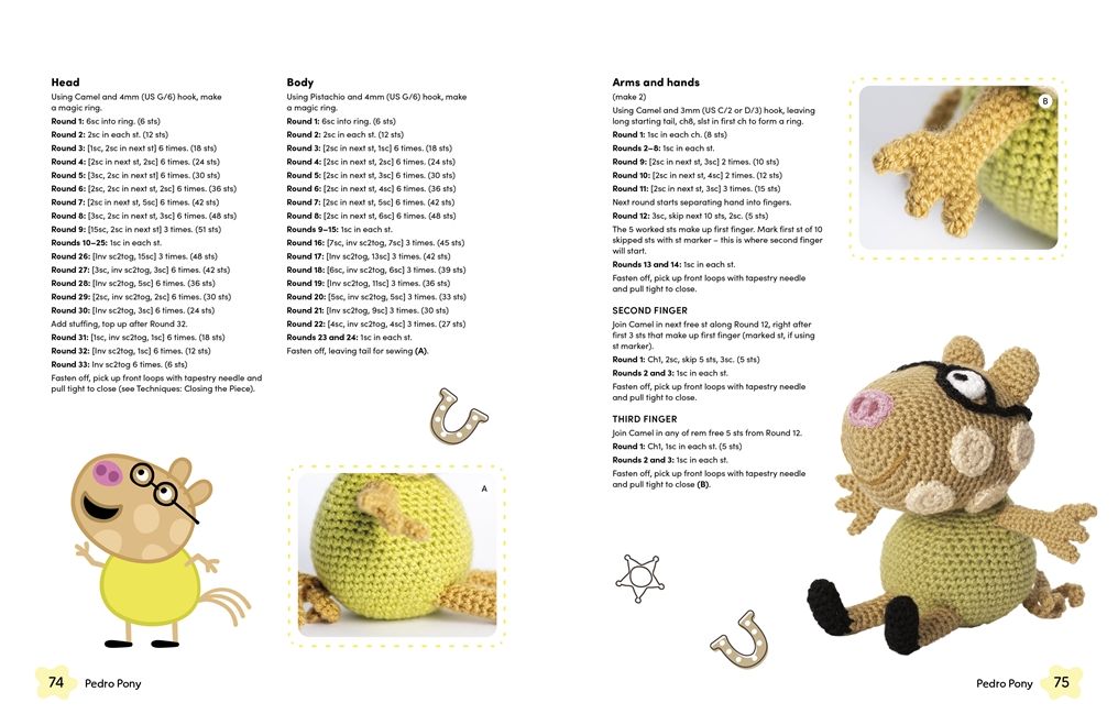 Crochet Peppa Pig: Over 20 adorable amigurumi toy patterns for hours of fun!