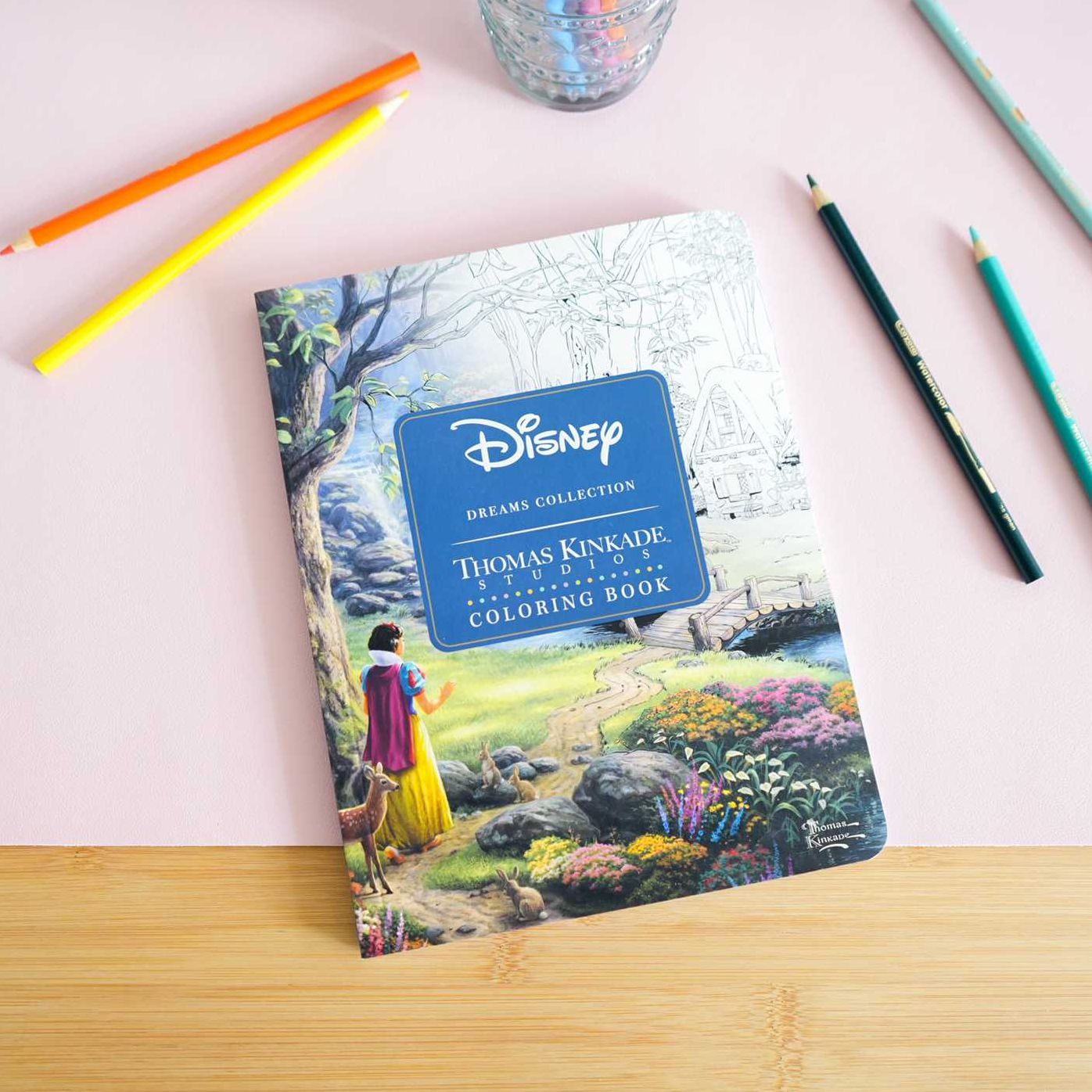Disney Dreams Collection Thomas Kinkade Studios Coloring Book
