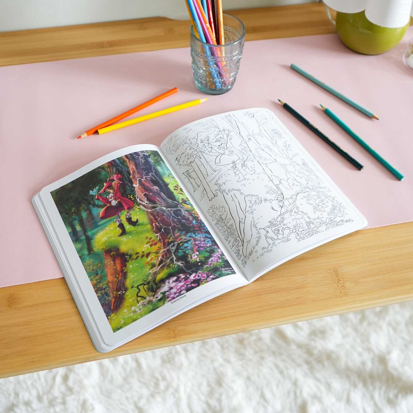 Disney Dreams Collection Thomas Kinkade Studios Coloring Book