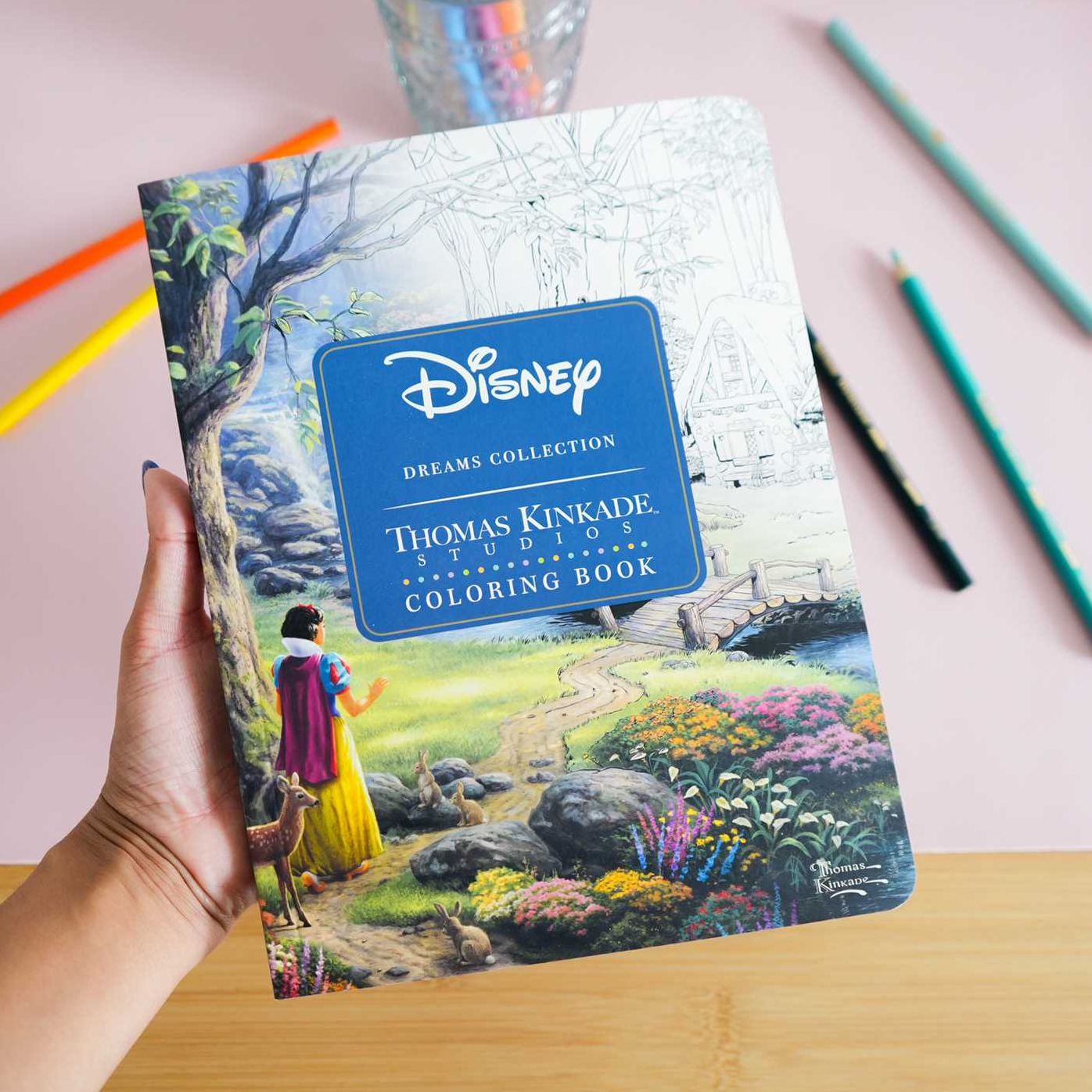 Disney Dreams Collection Thomas Kinkade Studios Coloring Book